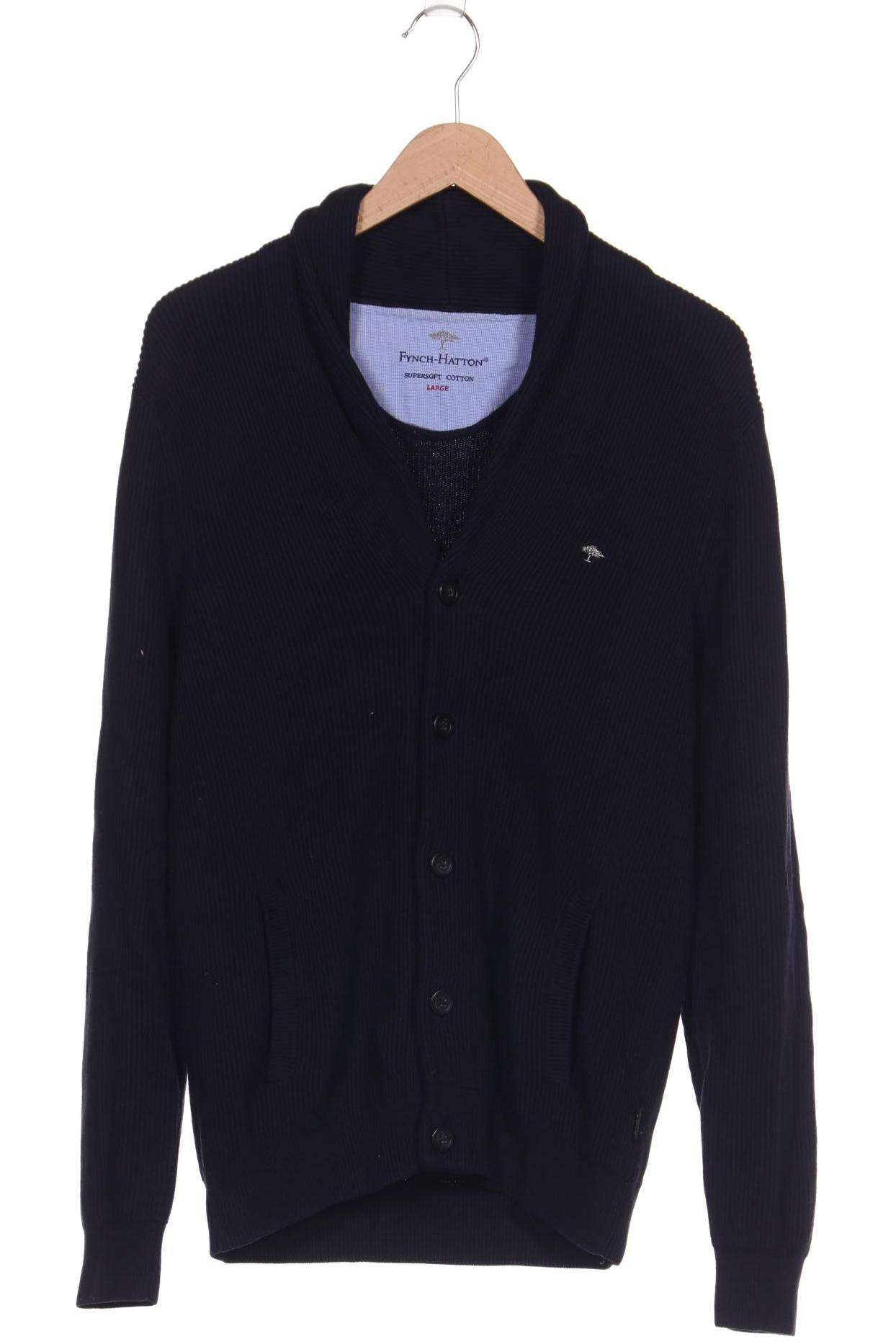 

Fynch Hatton Herren Strickjacke, marineblau