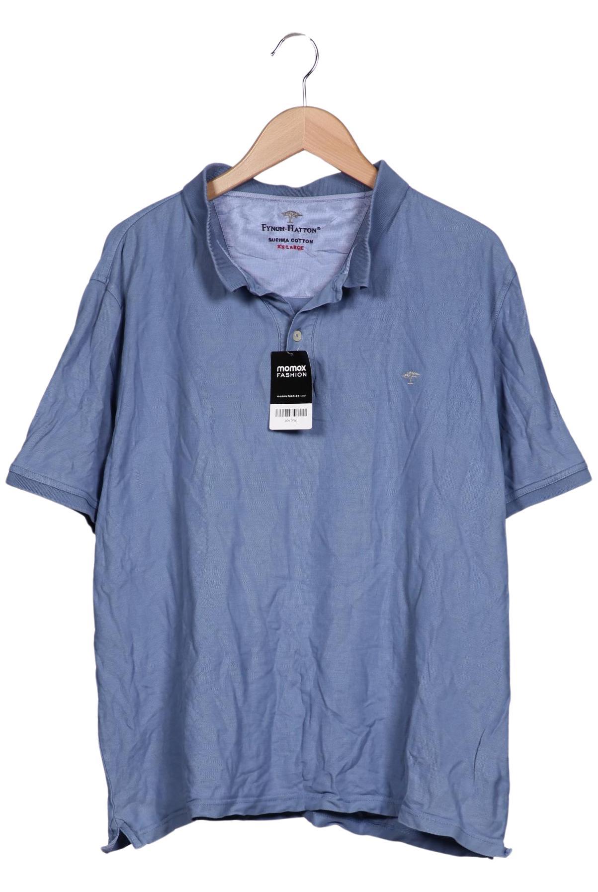 Thumbnail - Fynch Hatton Herren Poloshirt, hellblau, Gr. 56