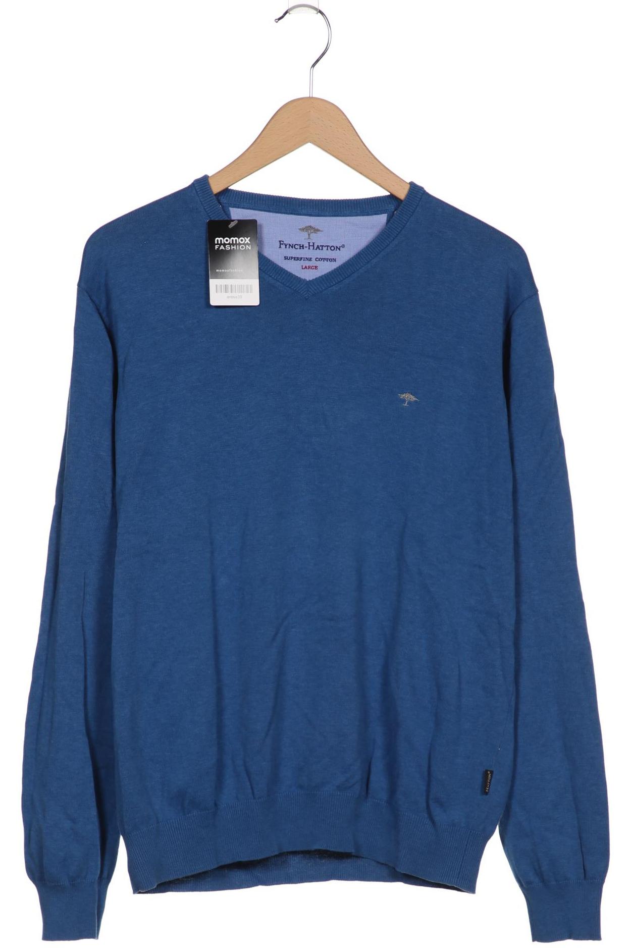

Fynch Hatton Herren Pullover, blau