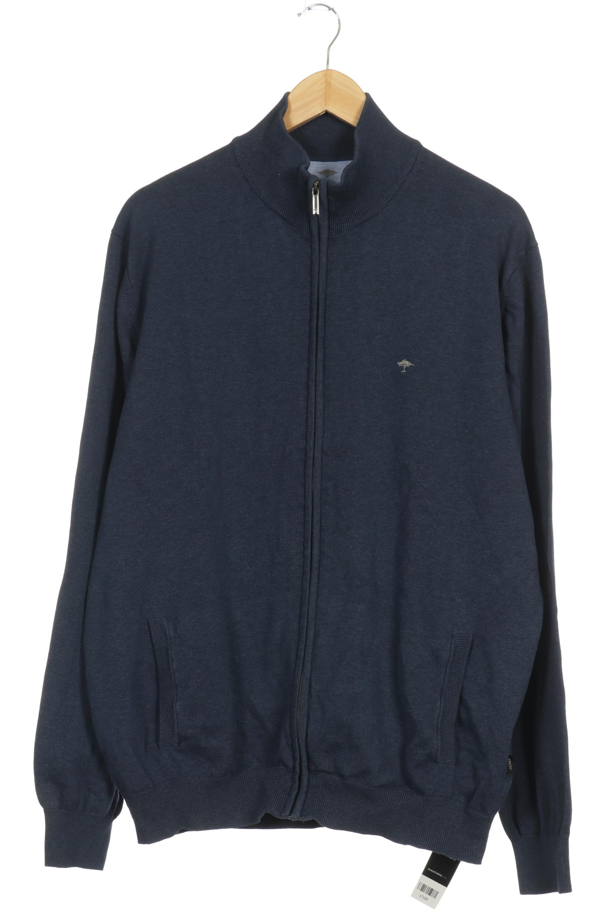

Fynch Hatton Herren Strickjacke, blau, Gr. 56