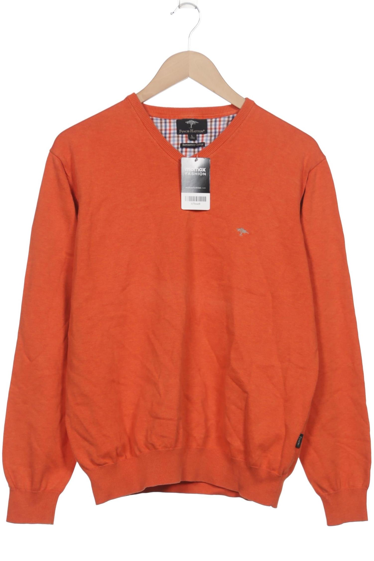 

Fynch Hatton Herren Pullover, orange, Gr. 52