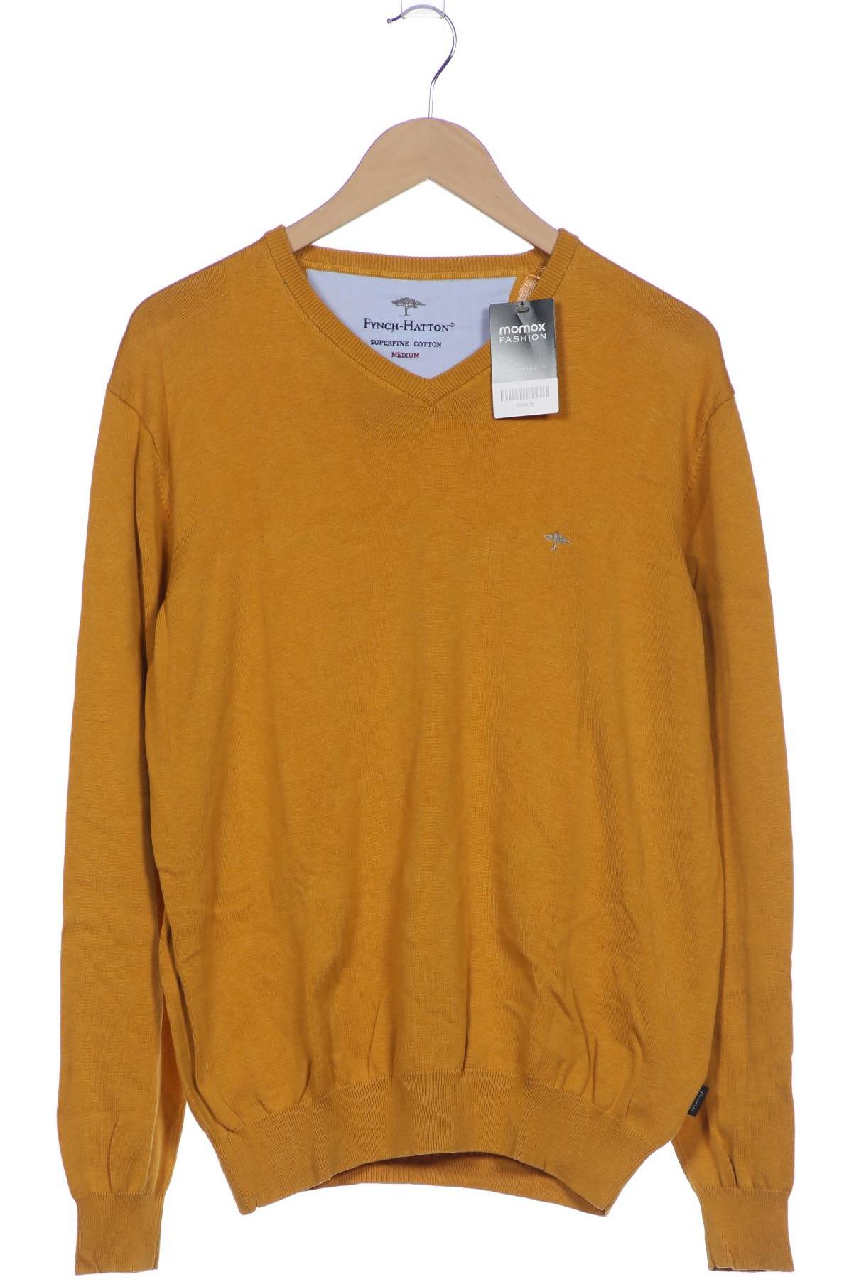 

Fynch Hatton Herren Pullover, gelb, Gr. 48