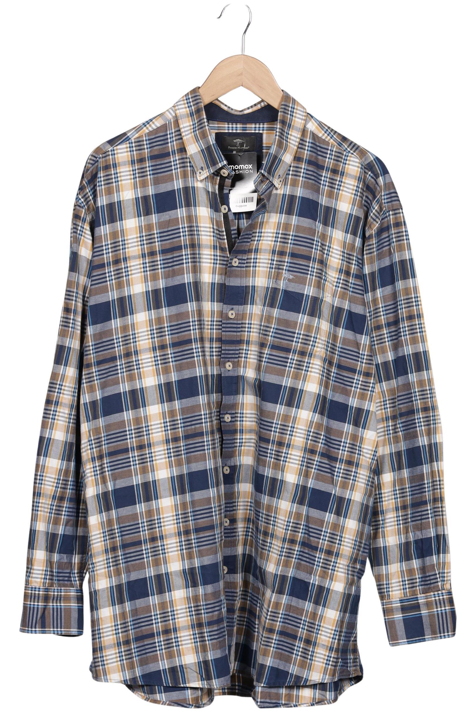 

Fynch Hatton Herren Hemd, marineblau, Gr. 56