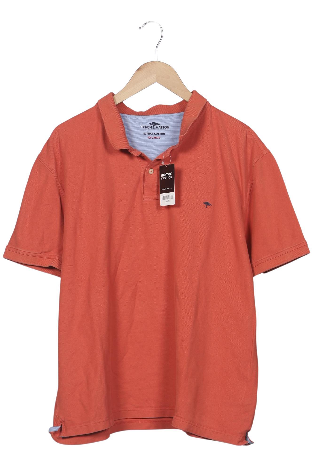 

Fynch Hatton Herren Poloshirt, orange, Gr. 58