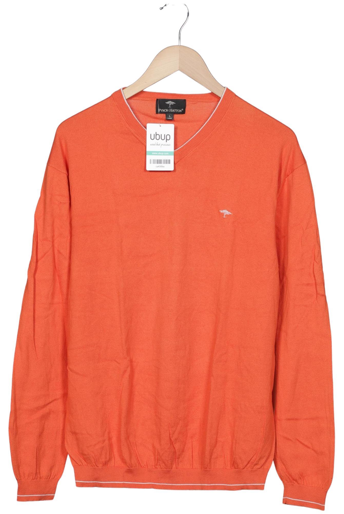 Thumbnail - Fynch Hatton Herren Pullover, orange, Gr. 52