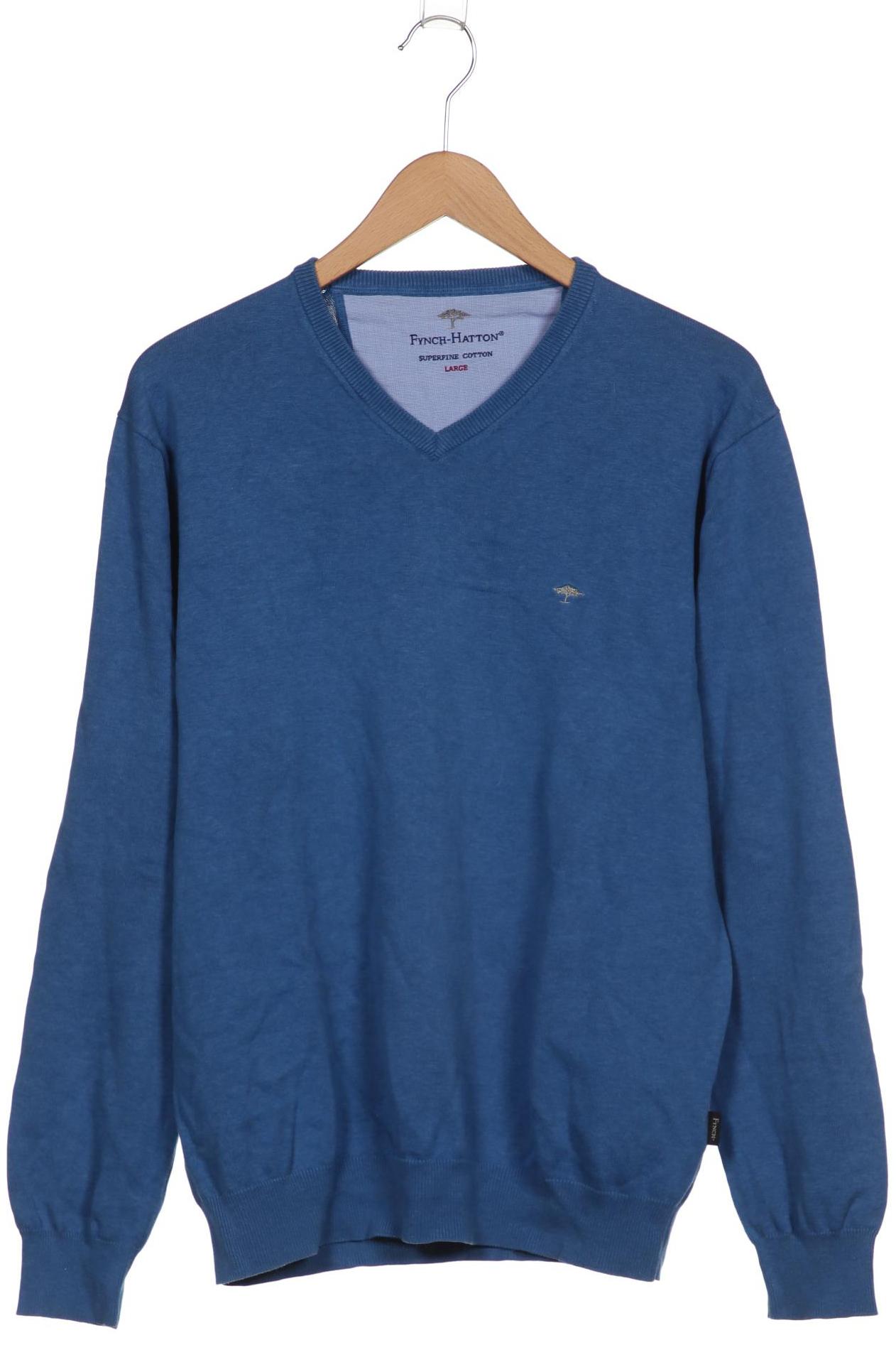 

Fynch Hatton Herren Pullover, blau