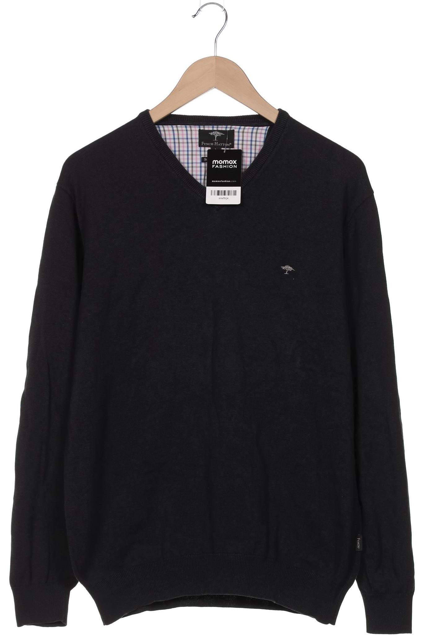 

Fynch Hatton Herren Pullover, schwarz, Gr. 52