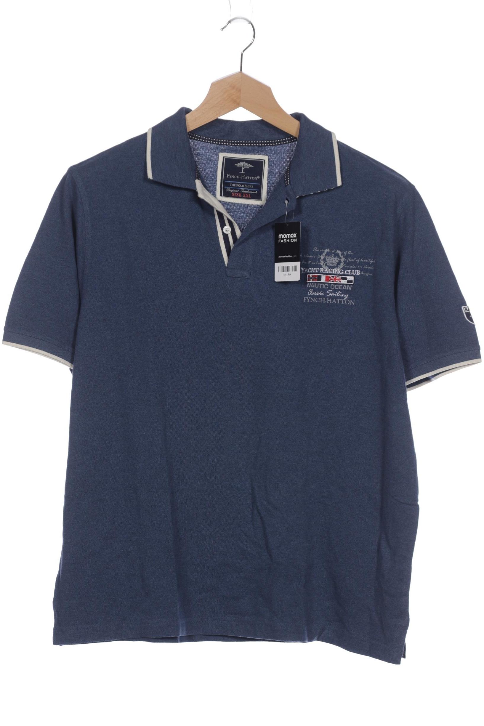 

Fynch Hatton Herren Poloshirt, blau, Gr. 56