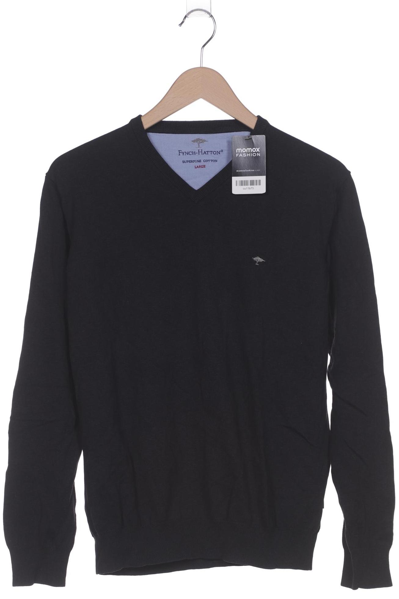

Fynch Hatton Herren Pullover, schwarz, Gr. 52