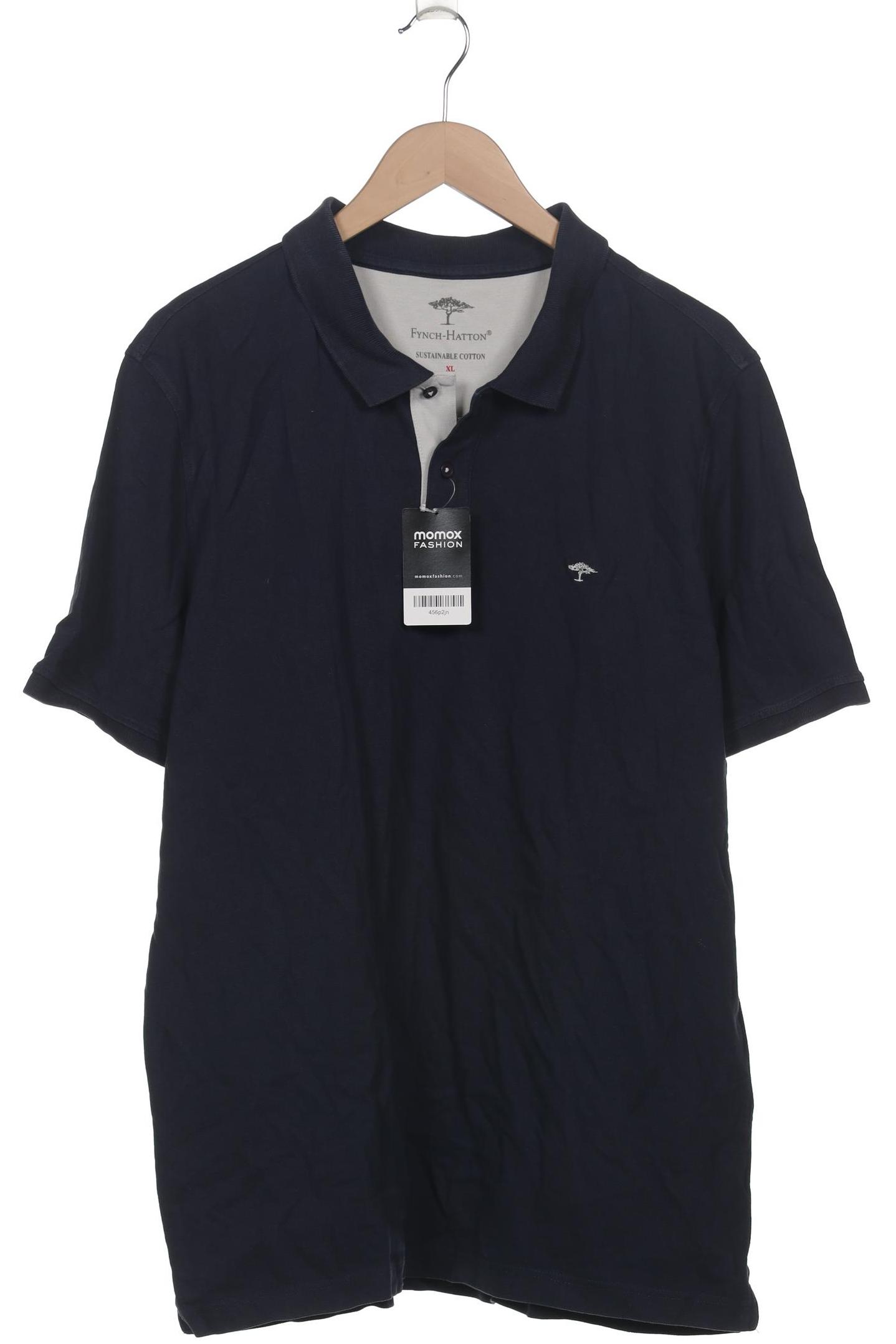 Thumbnail - Fynch Hatton Herren Poloshirt, marineblau, Gr. 54