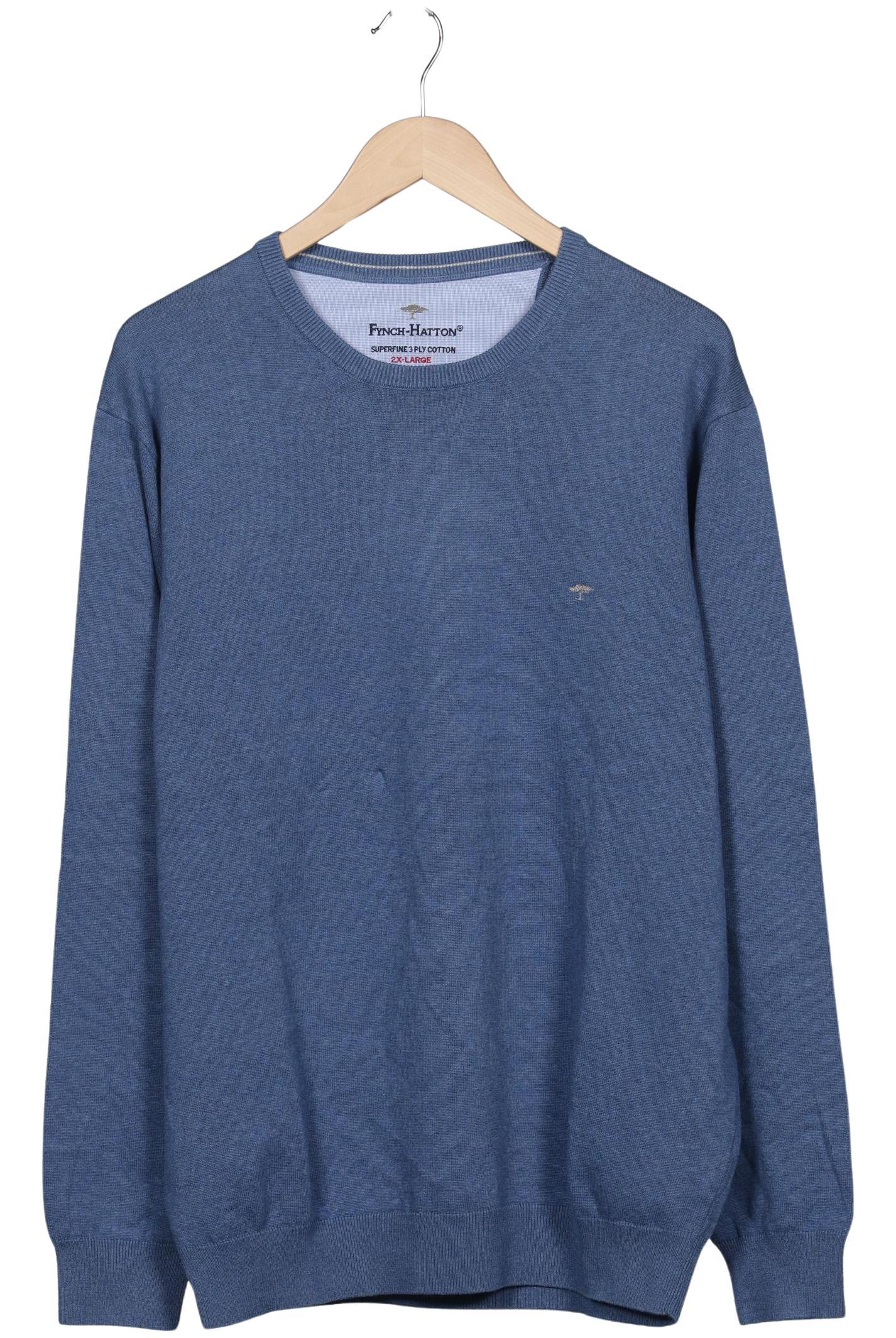 

Fynch Hatton Herren Pullover, blau, Gr. 56