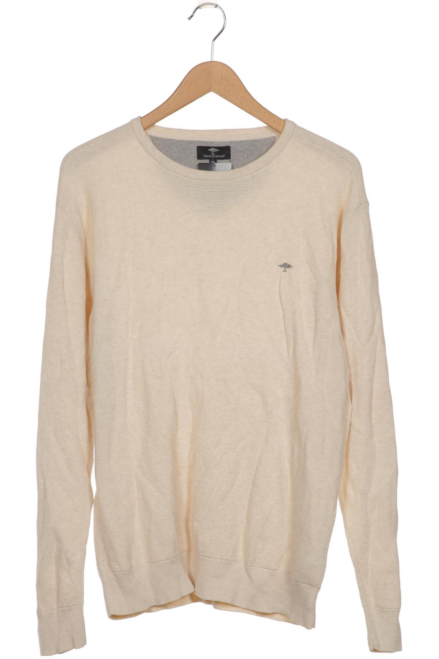 

Fynch Hatton Herren Pullover, cremeweiß