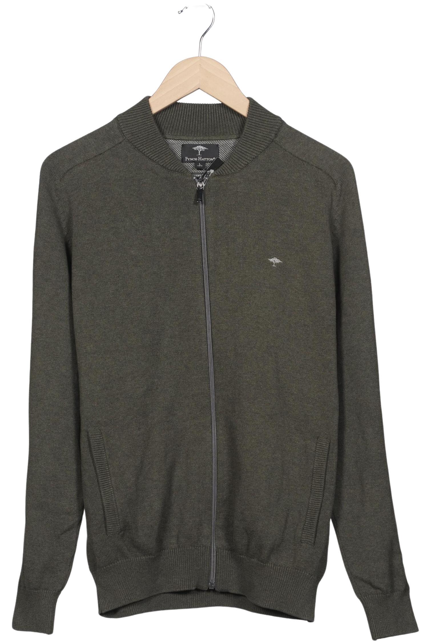 

Fynch Hatton Herren Strickjacke, grün, Gr. 52