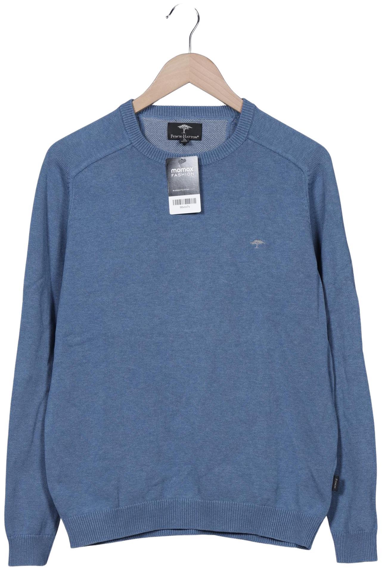 

Fynch Hatton Herren Pullover, blau, Gr. 48