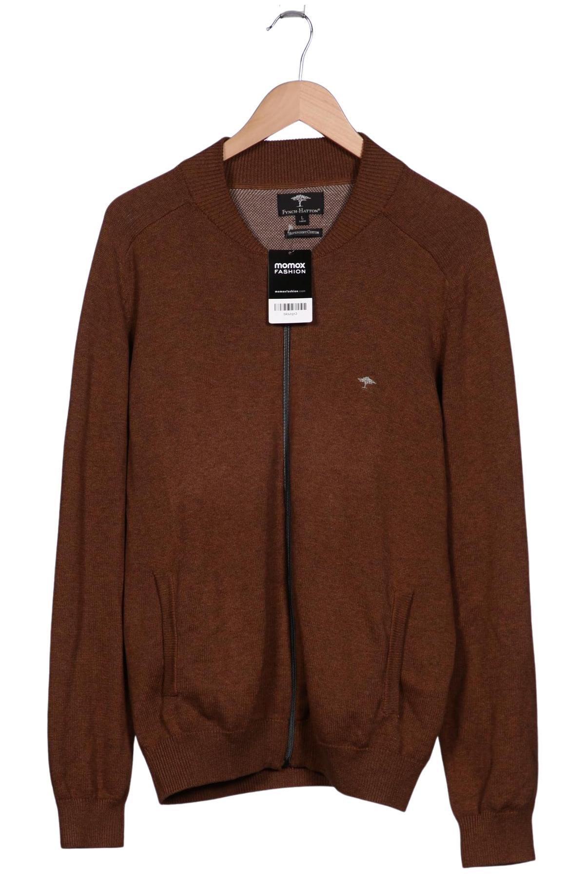

Fynch Hatton Herren Strickjacke, braun, Gr. 52