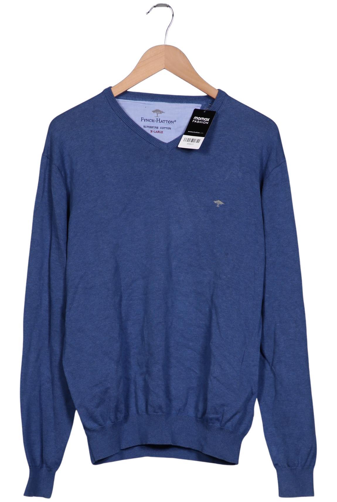 

Fynch Hatton Herren Pullover, blau, Gr. 54