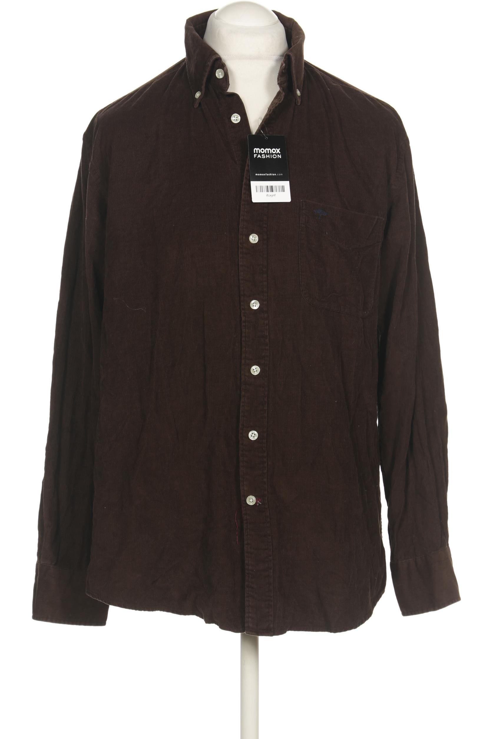 

Fynch Hatton Herren Hemd, braun, Gr. 52