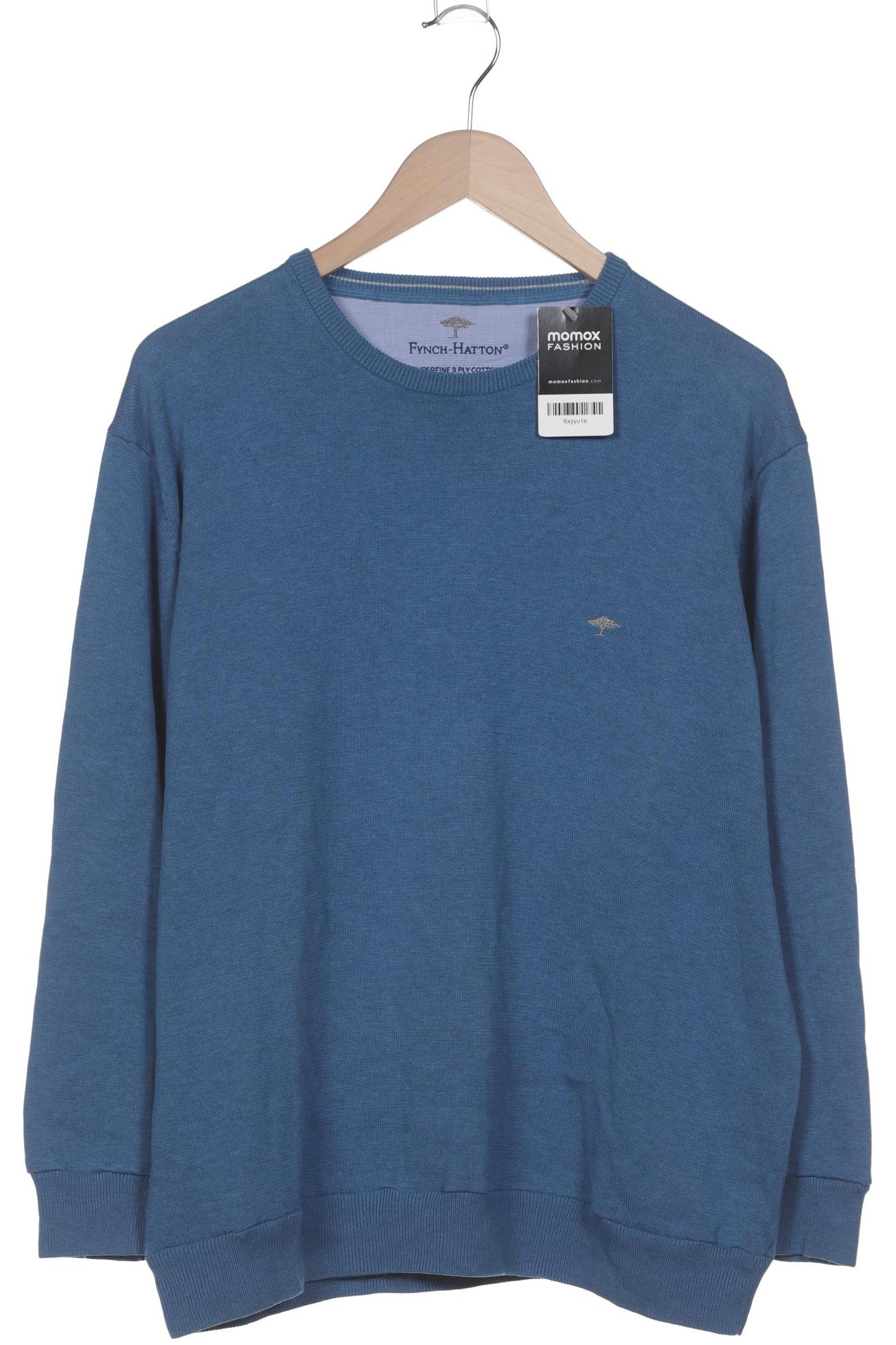 

Fynch Hatton Herren Pullover, blau, Gr. 56