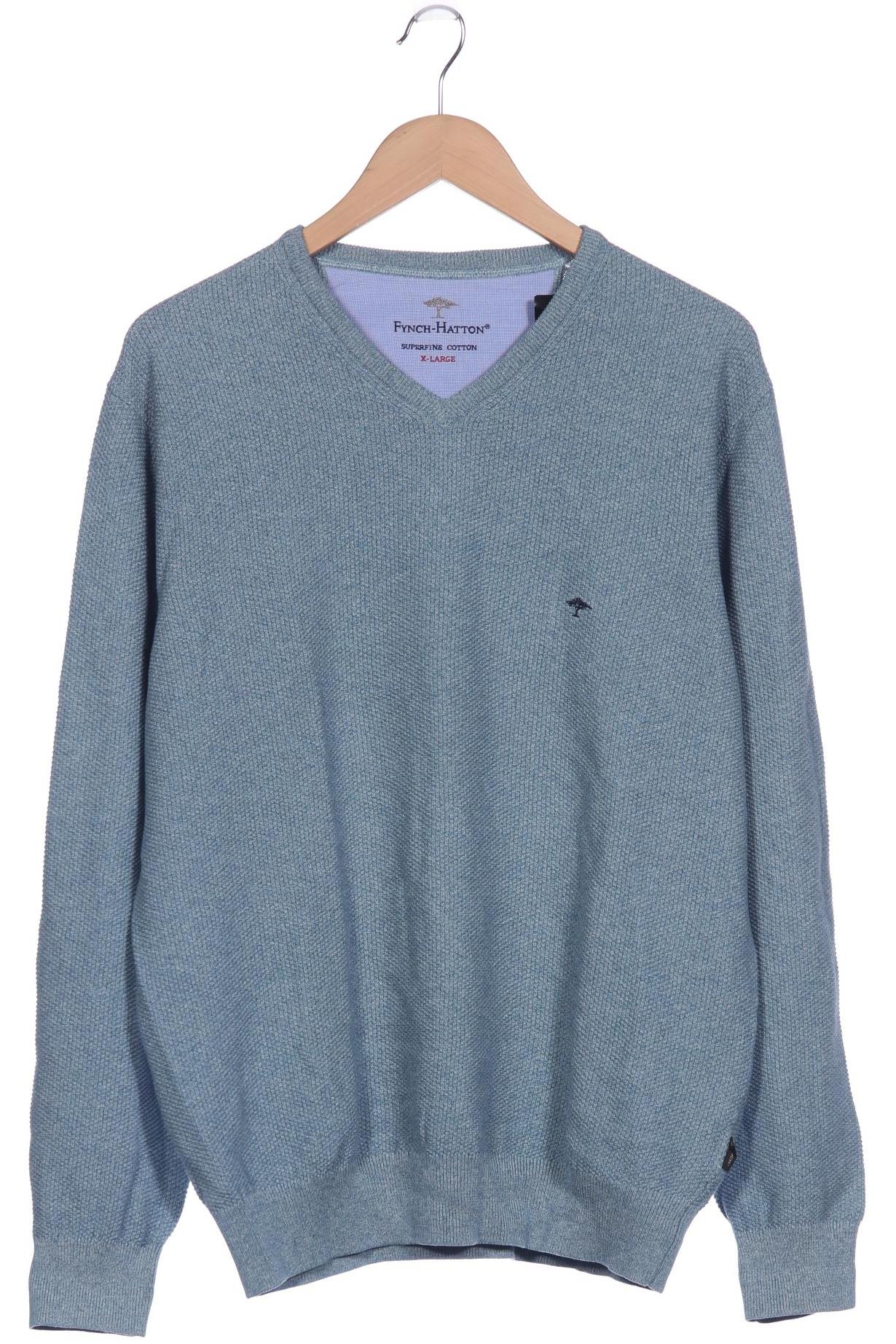 

Fynch Hatton Herren Pullover, blau, Gr. 54