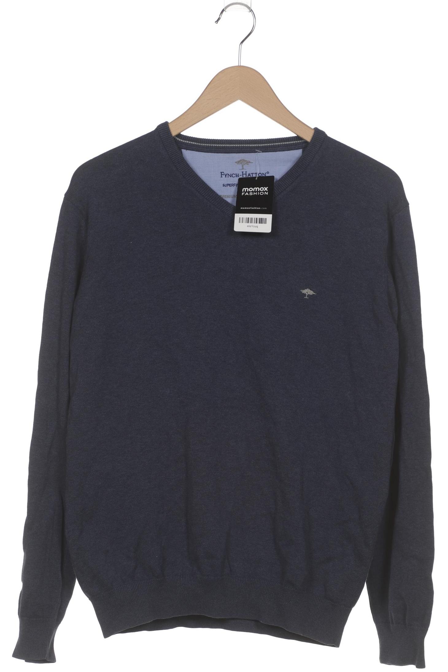 

Fynch Hatton Herren Pullover, blau, Gr. 52