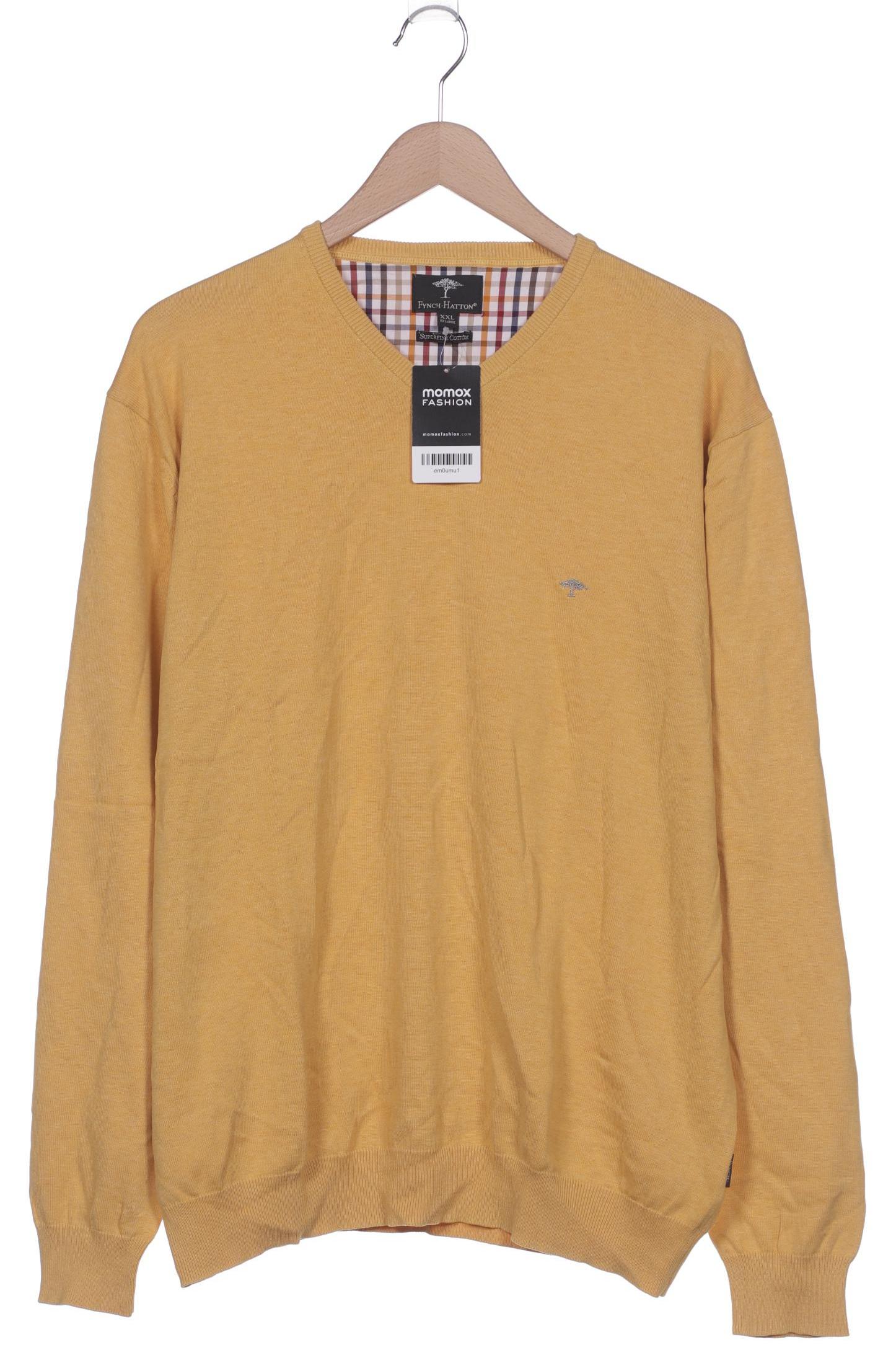 

Fynch Hatton Herren Pullover, gelb, Gr. 56