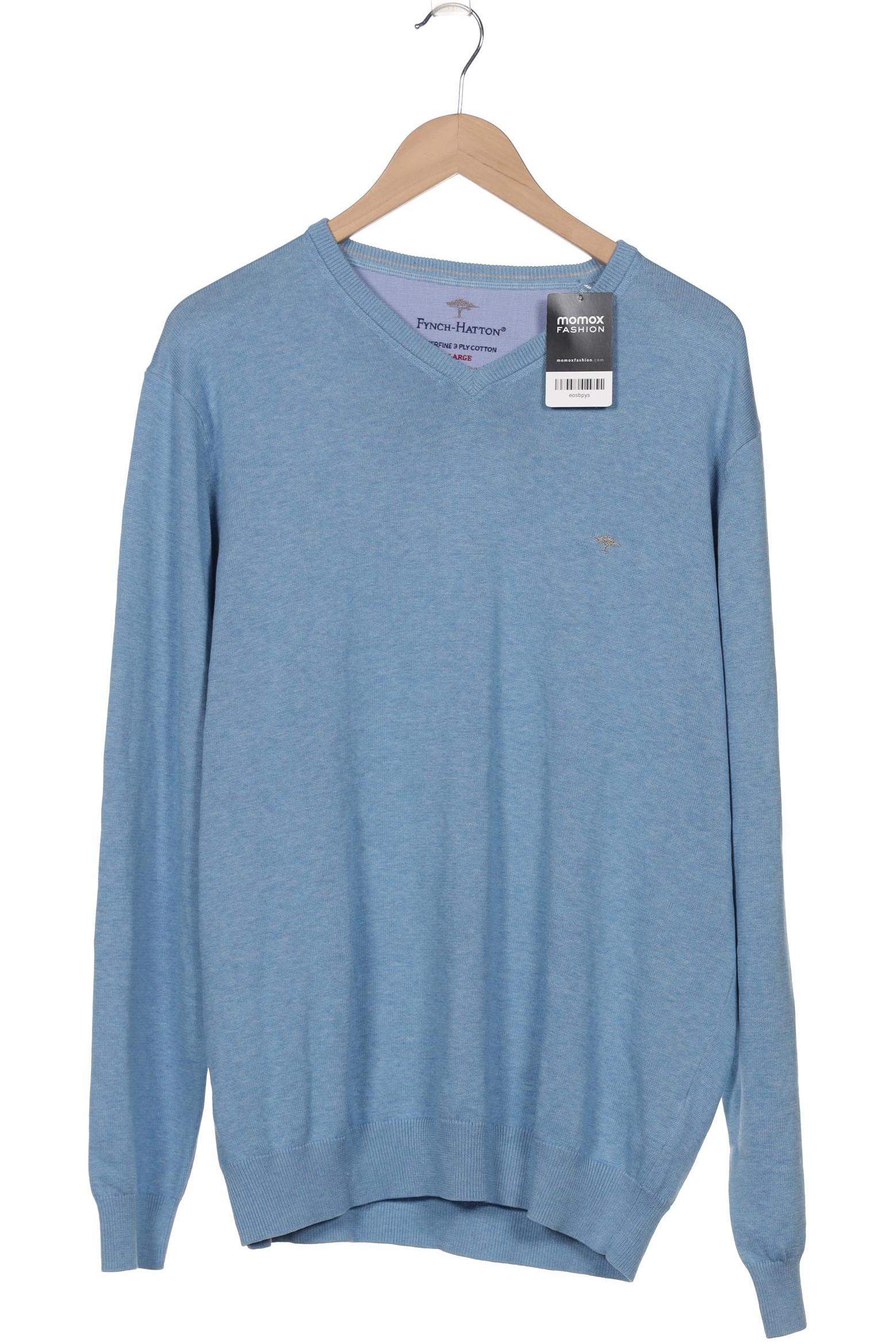 

Fynch Hatton Herren Pullover, blau, Gr. 54
