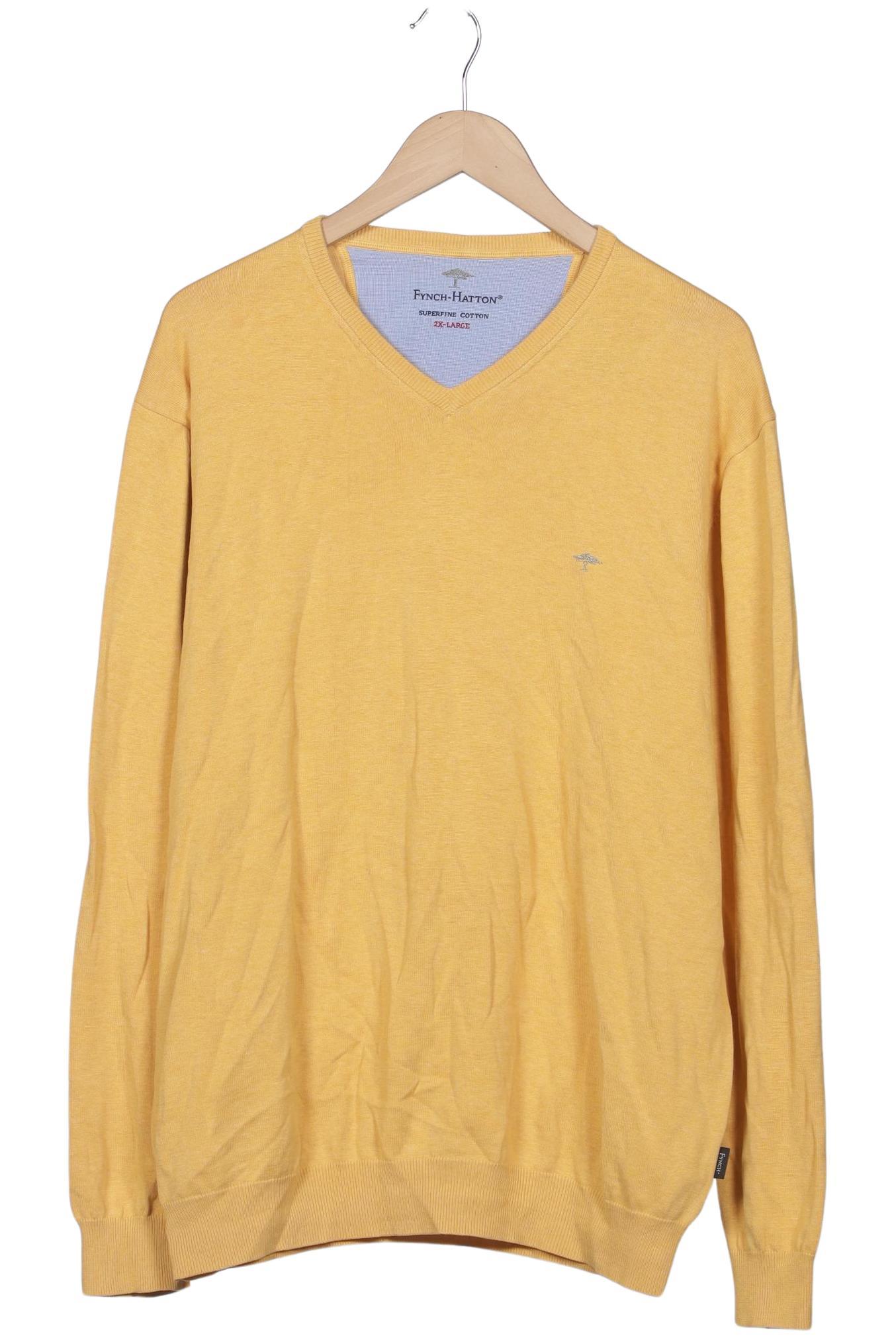 

Fynch Hatton Herren Pullover, gelb, Gr. 56