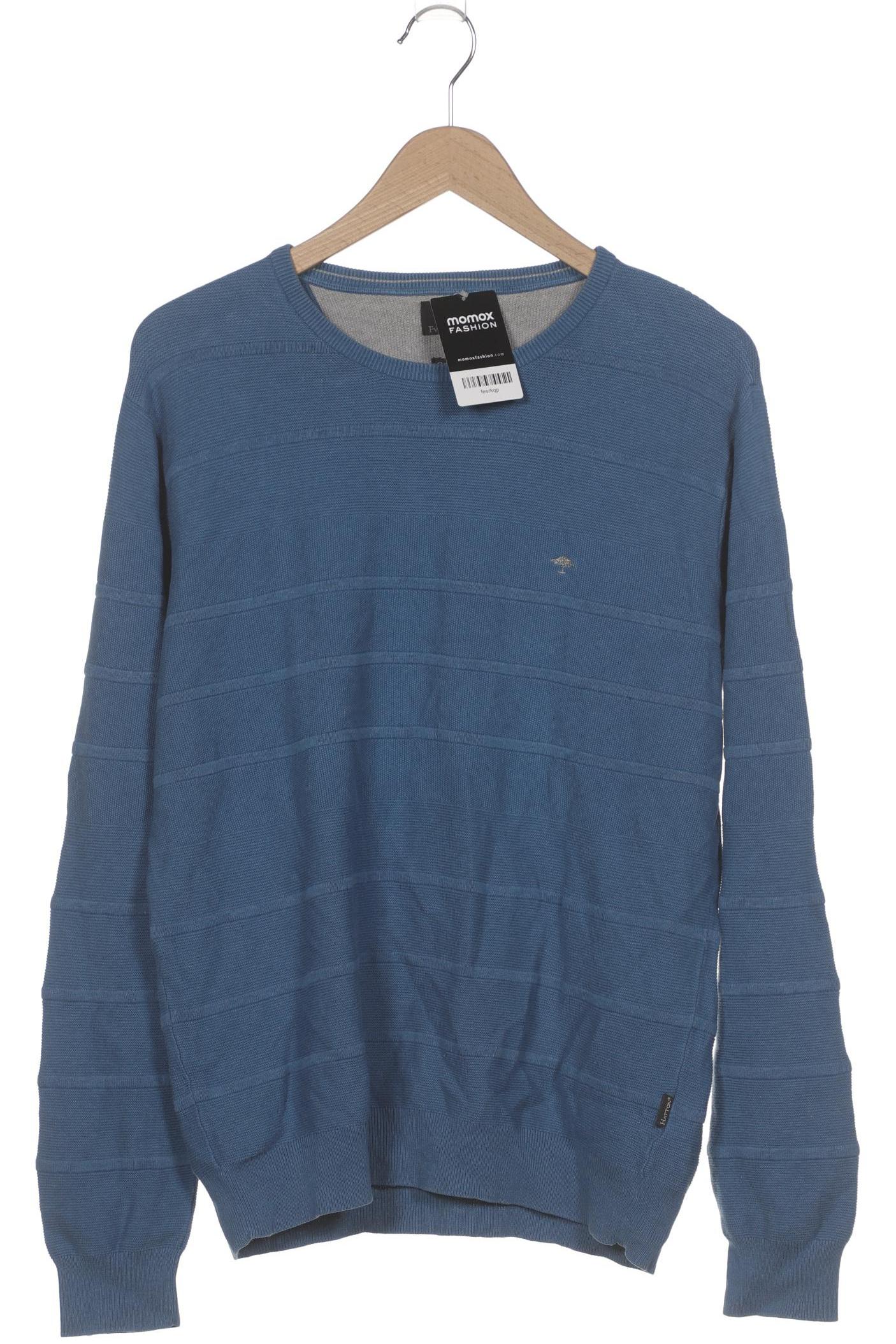 

Fynch Hatton Herren Pullover, blau, Gr. 48