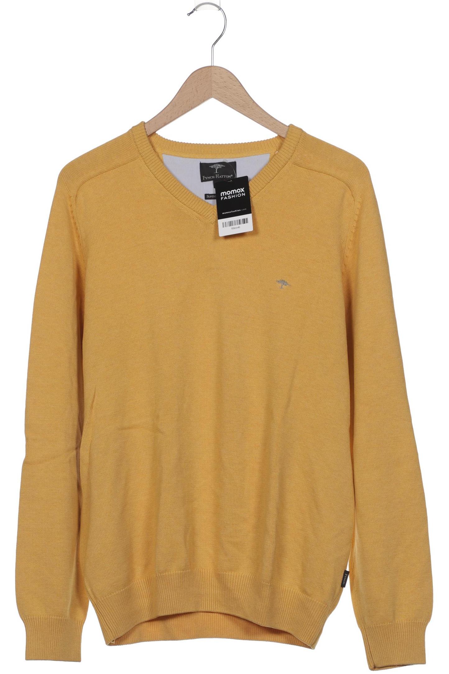 

Fynch Hatton Herren Pullover, gelb, Gr. 52