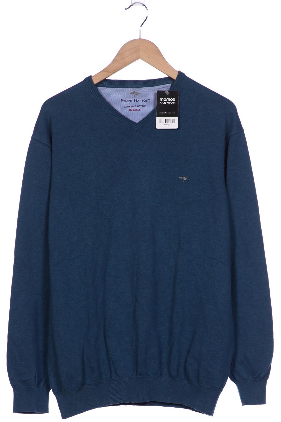 

Fynch Hatton Herren Pullover, blau, Gr. 58
