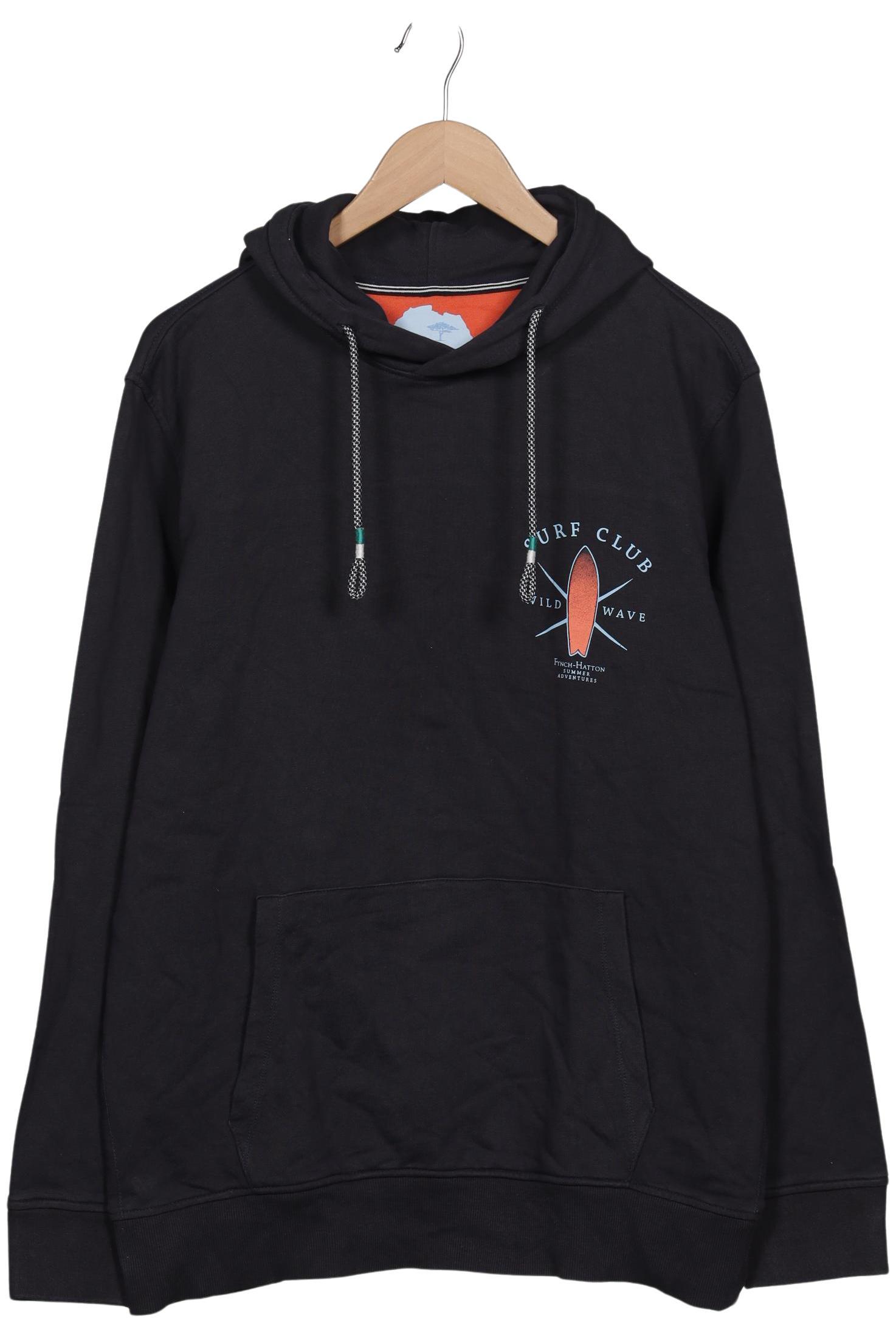 

Fynch Hatton Herren Kapuzenpullover, schwarz, Gr. 54