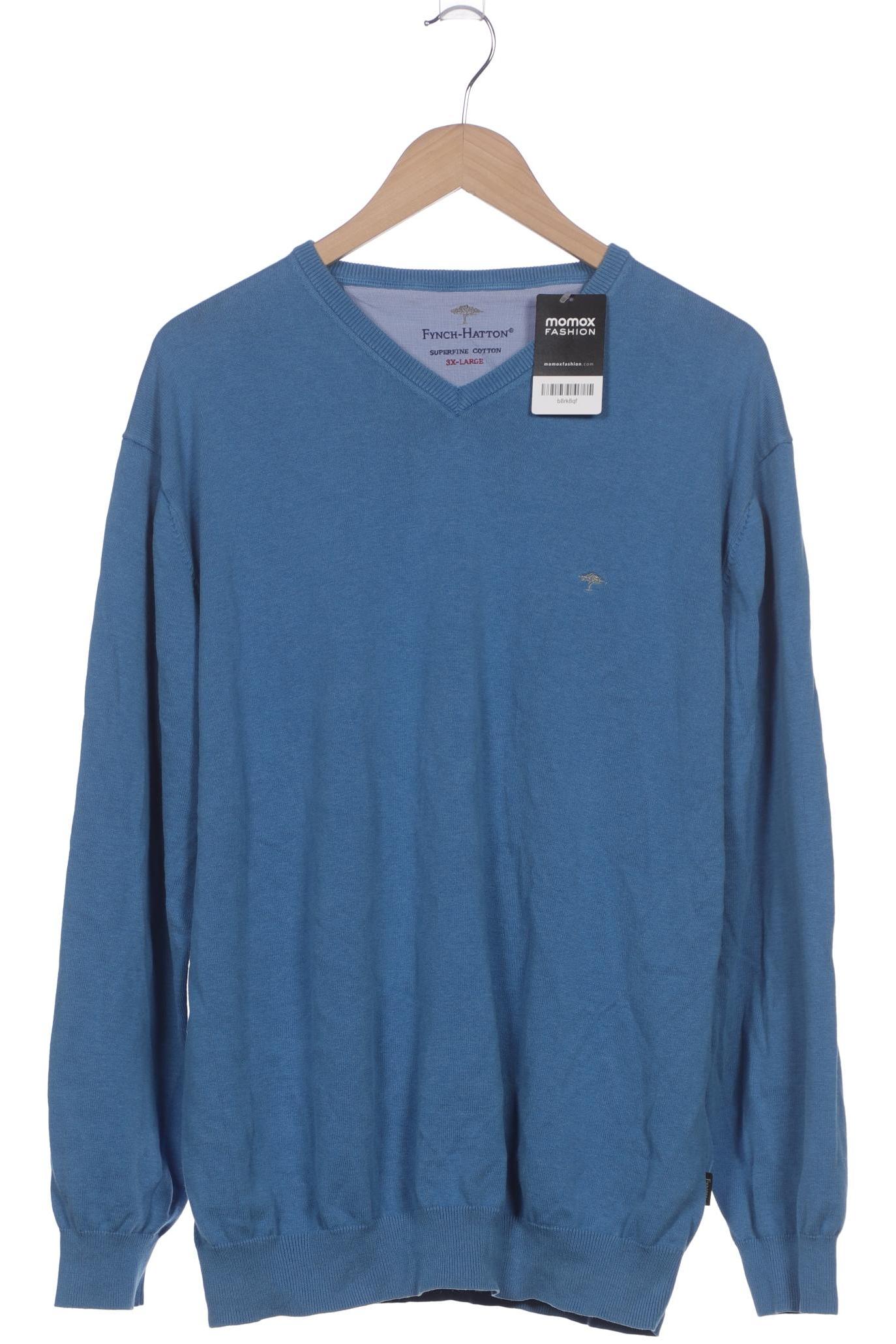 

Fynch Hatton Herren Pullover, blau, Gr. 58