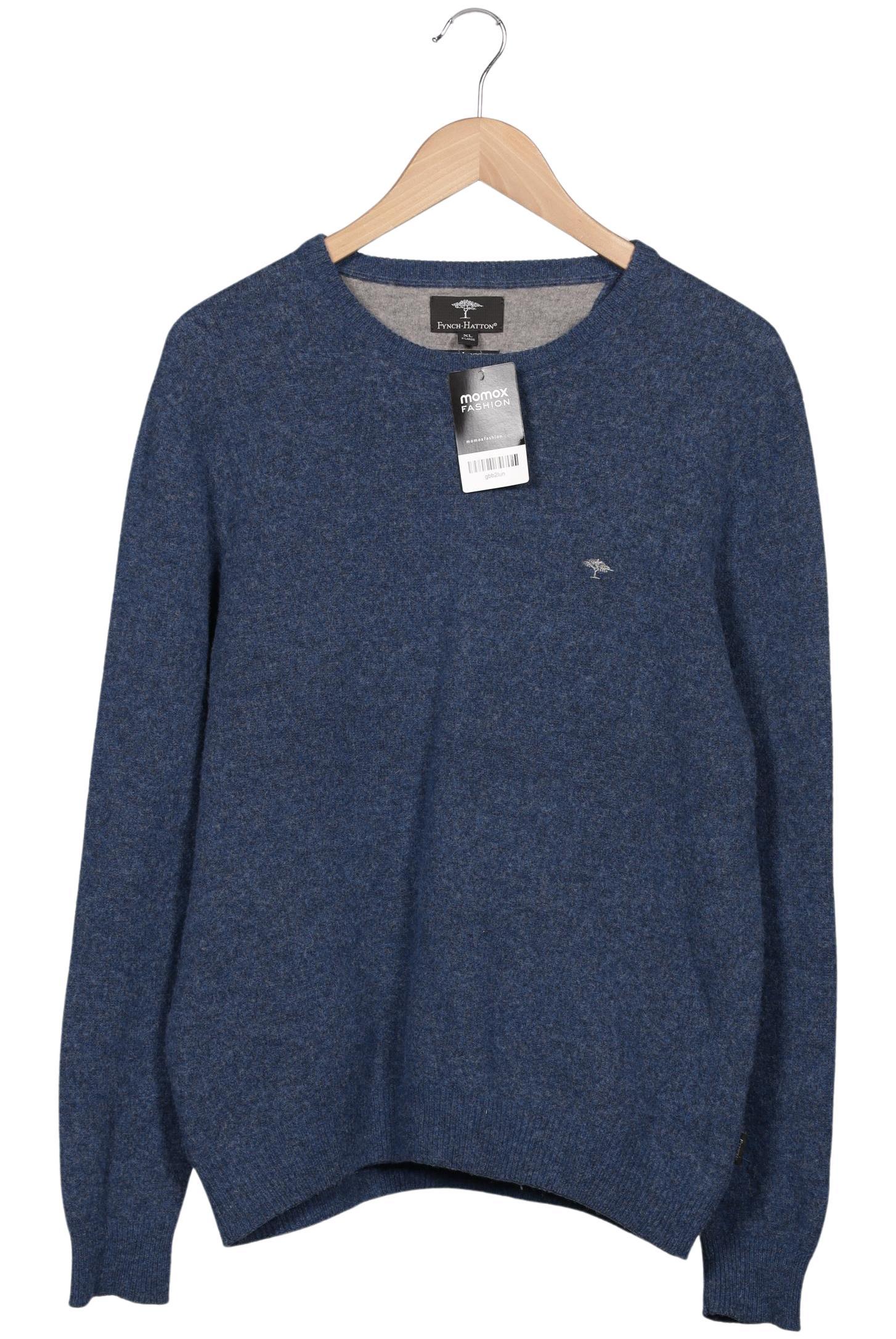 

Fynch Hatton Herren Pullover, blau, Gr. 54