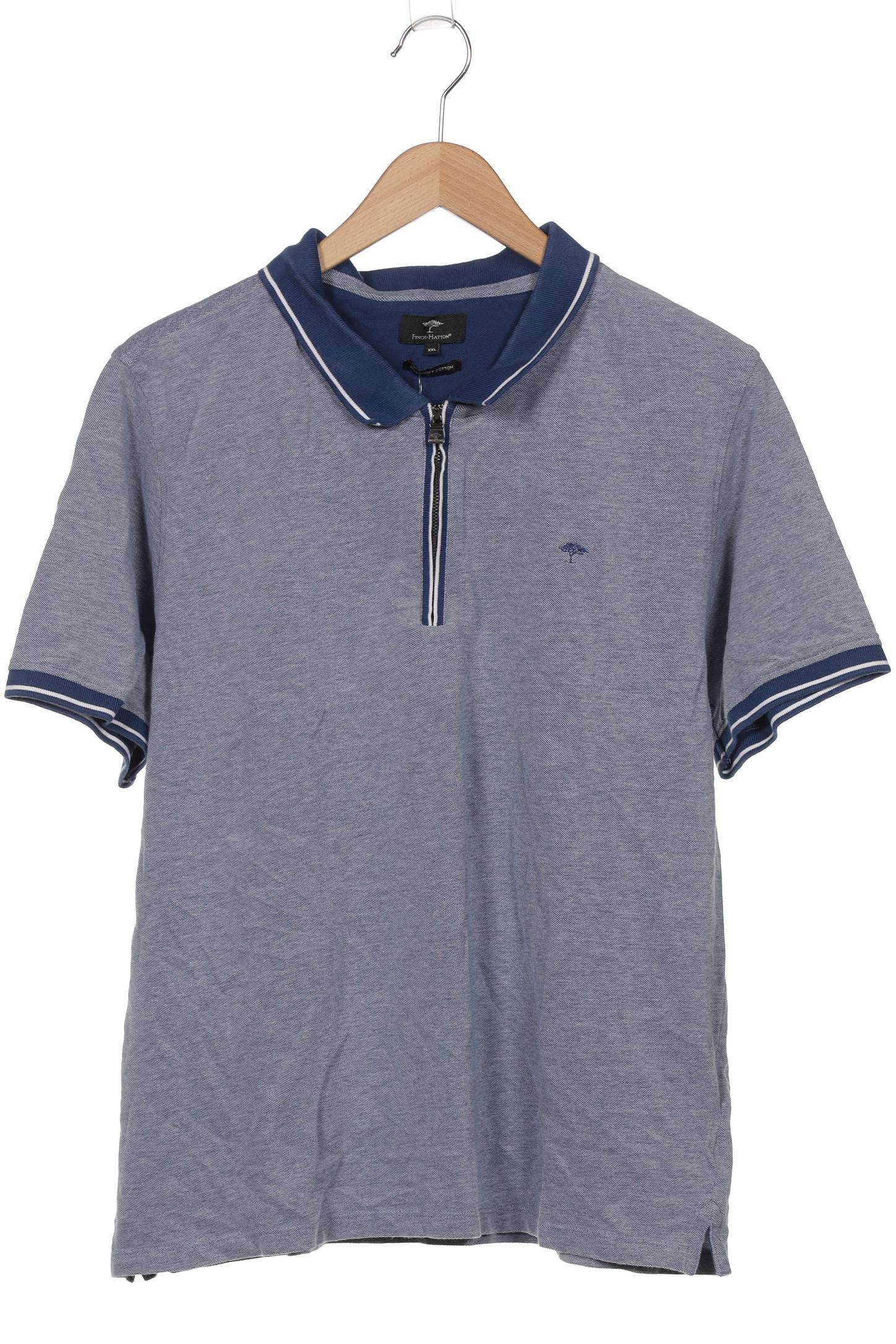 

Fynch Hatton Herren Poloshirt, blau, Gr. 56