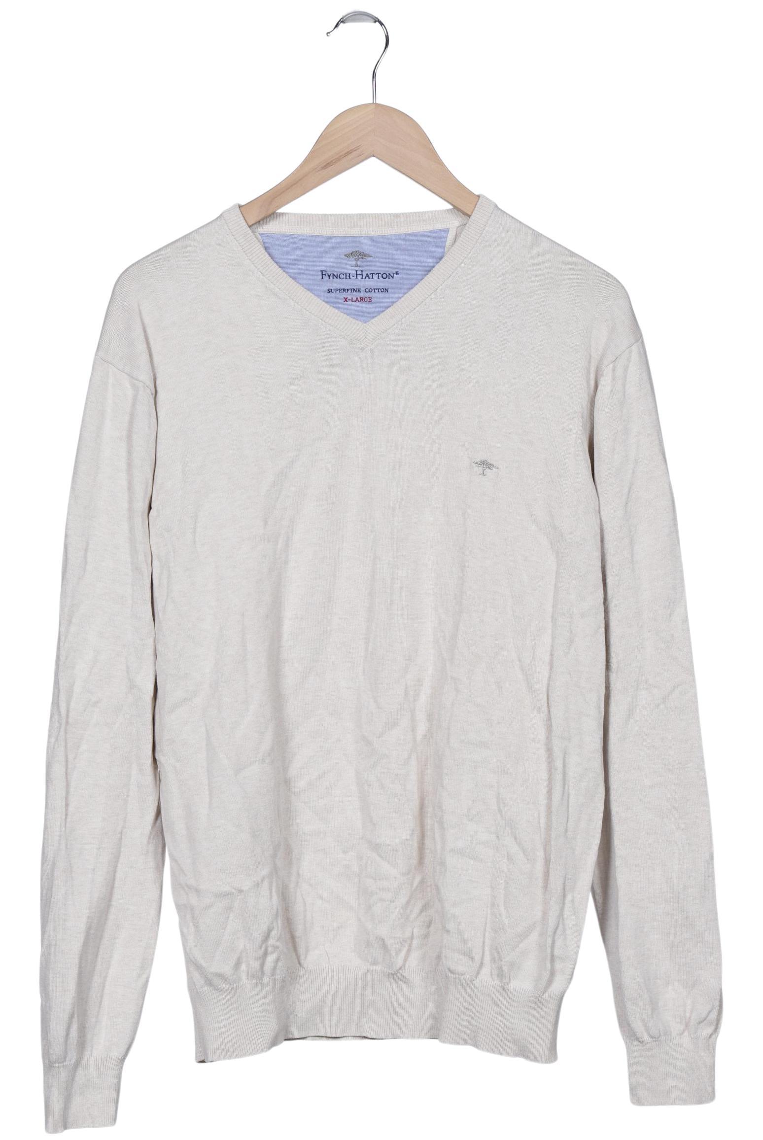 

Fynch Hatton Herren Pullover, cremeweiß, Gr. 54