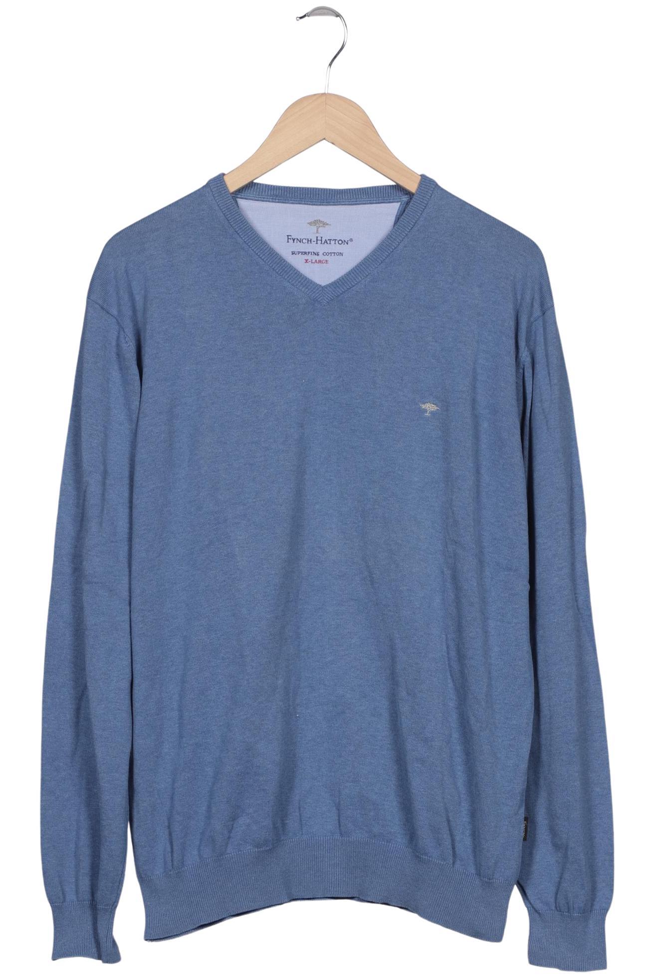 

Fynch Hatton Herren Pullover, blau, Gr. 54