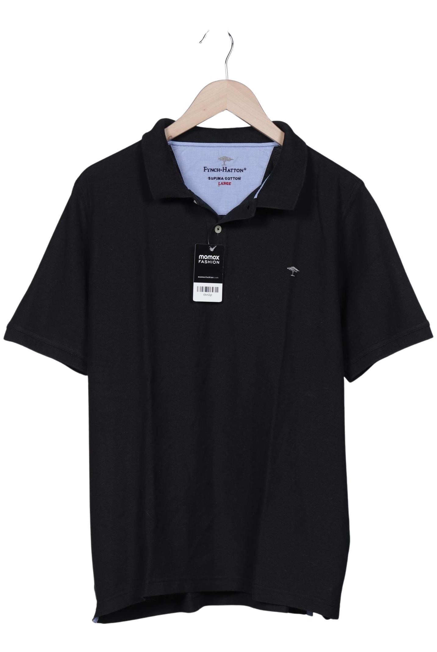 

Fynch Hatton Herren Poloshirt, schwarz, Gr. 52