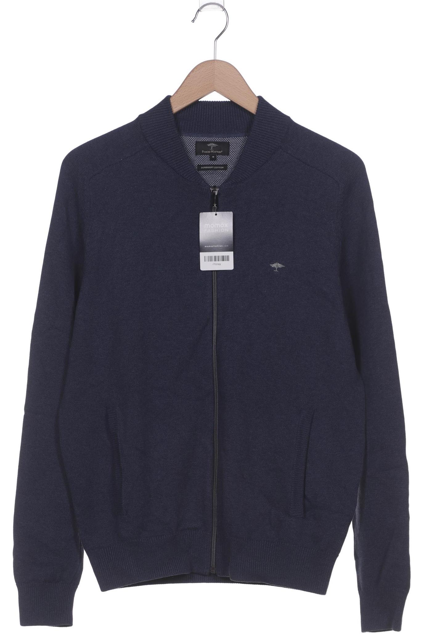 

Fynch Hatton Herren Strickjacke, blau, Gr. 48