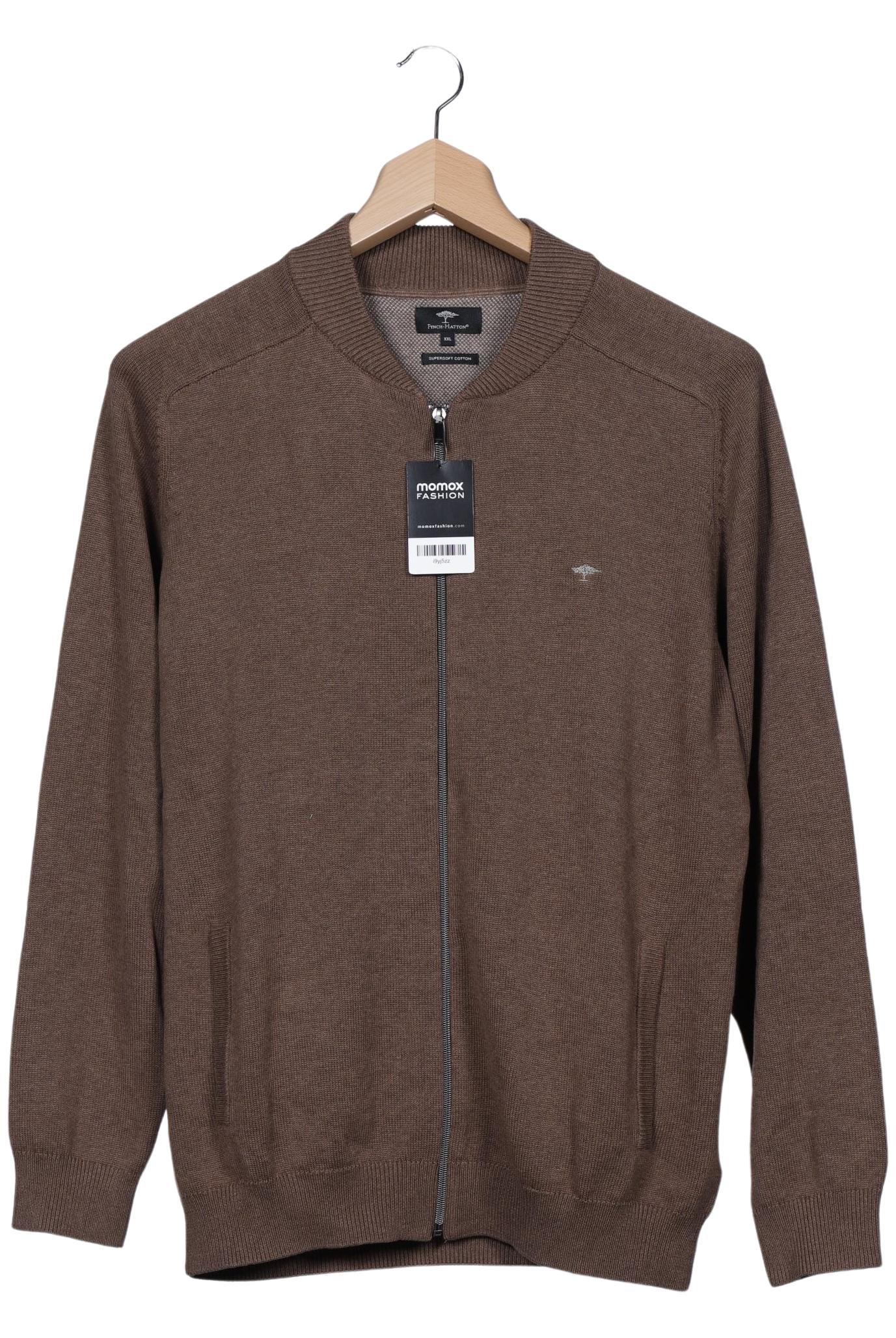

Fynch Hatton Herren Strickjacke, braun, Gr. 56