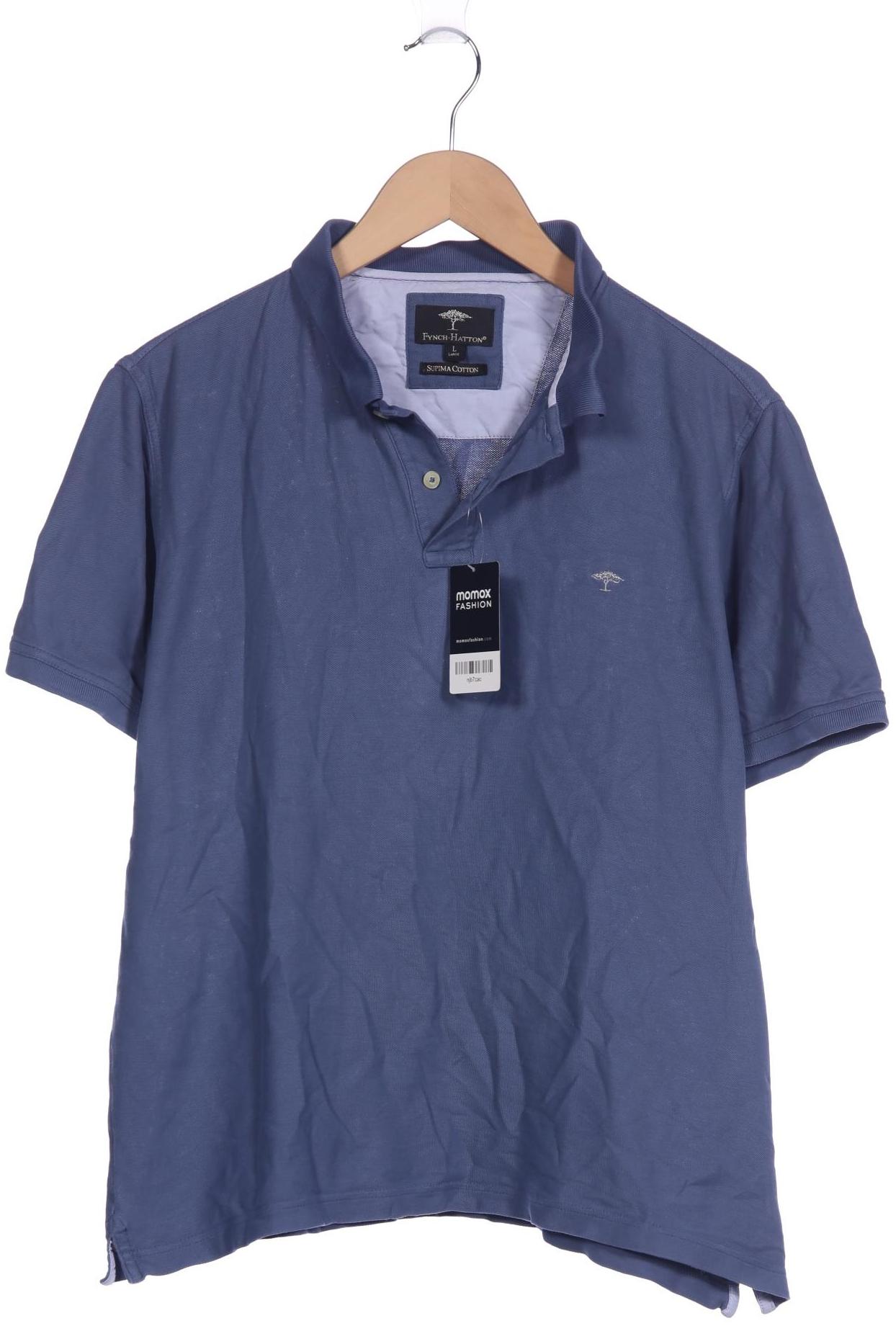 

Fynch Hatton Herren Poloshirt, blau, Gr. 52