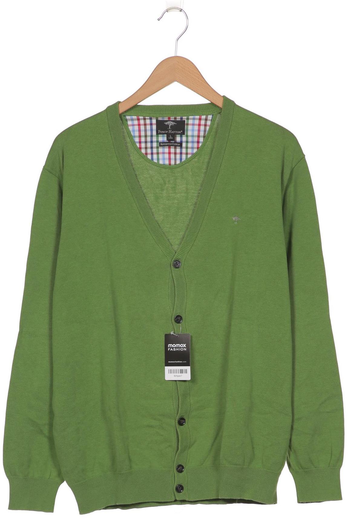 

Fynch Hatton Herren Strickjacke, grün, Gr. 52