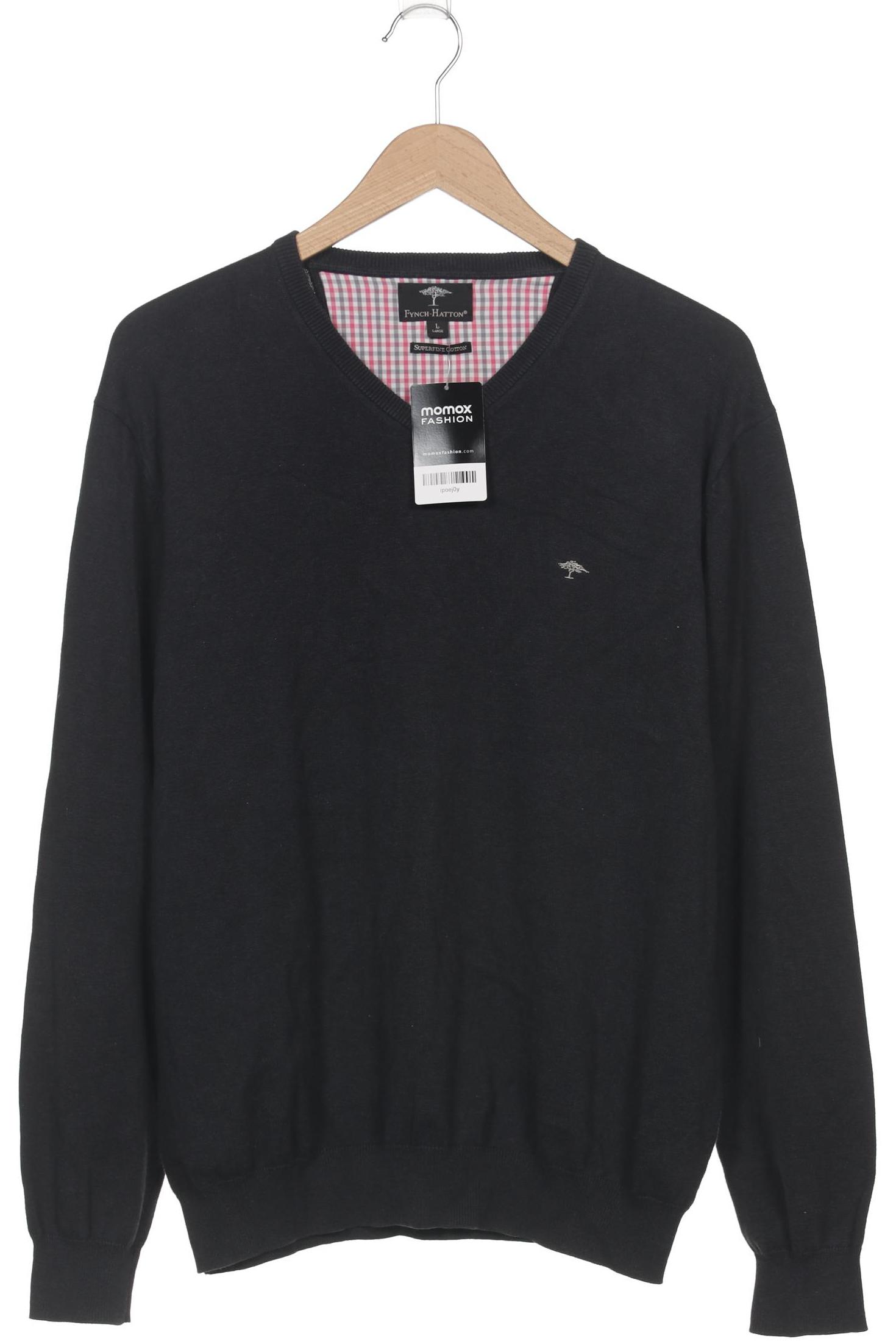 

Fynch Hatton Herren Pullover, schwarz, Gr. 52