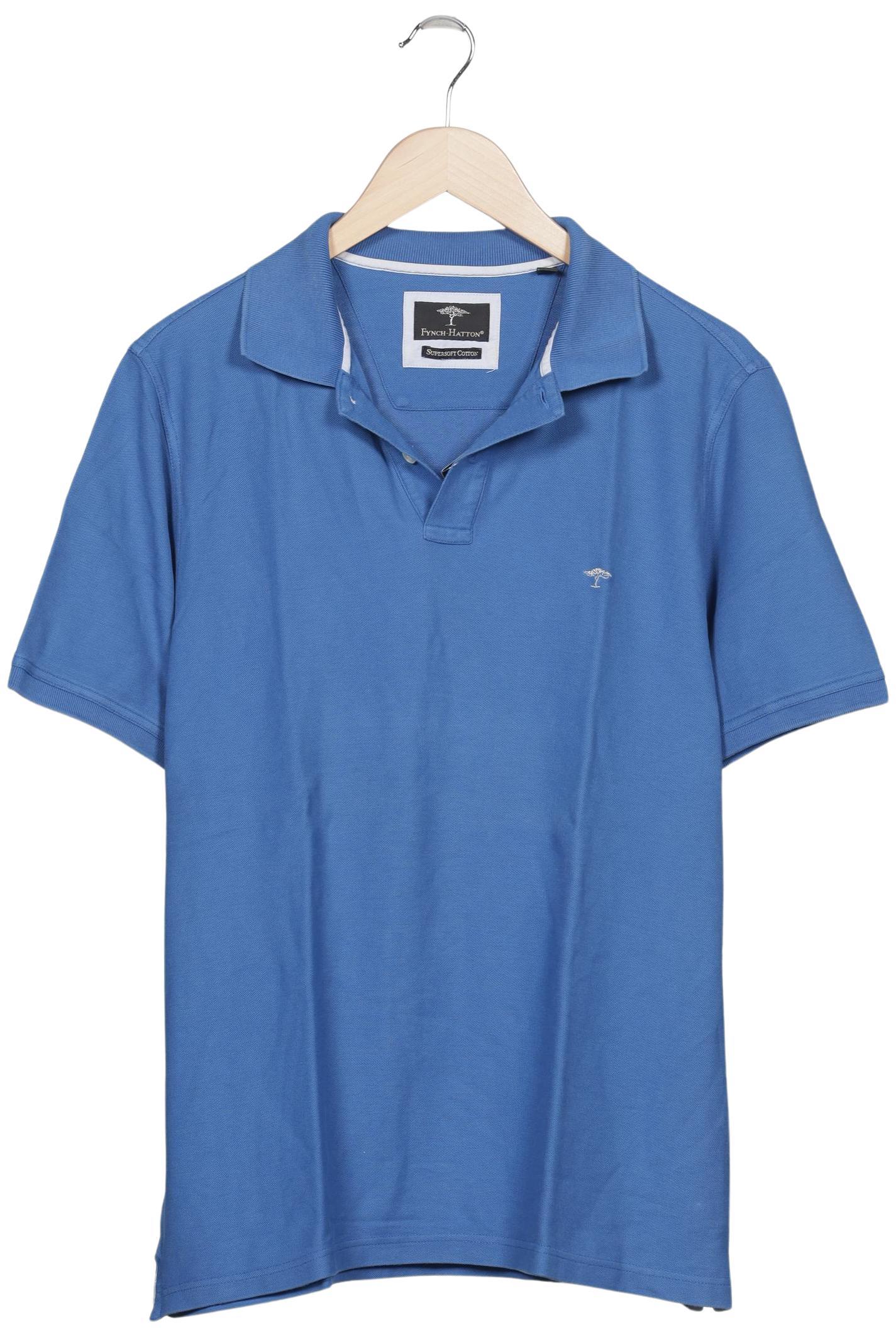 

Fynch Hatton Herren Poloshirt, blau, Gr. 52