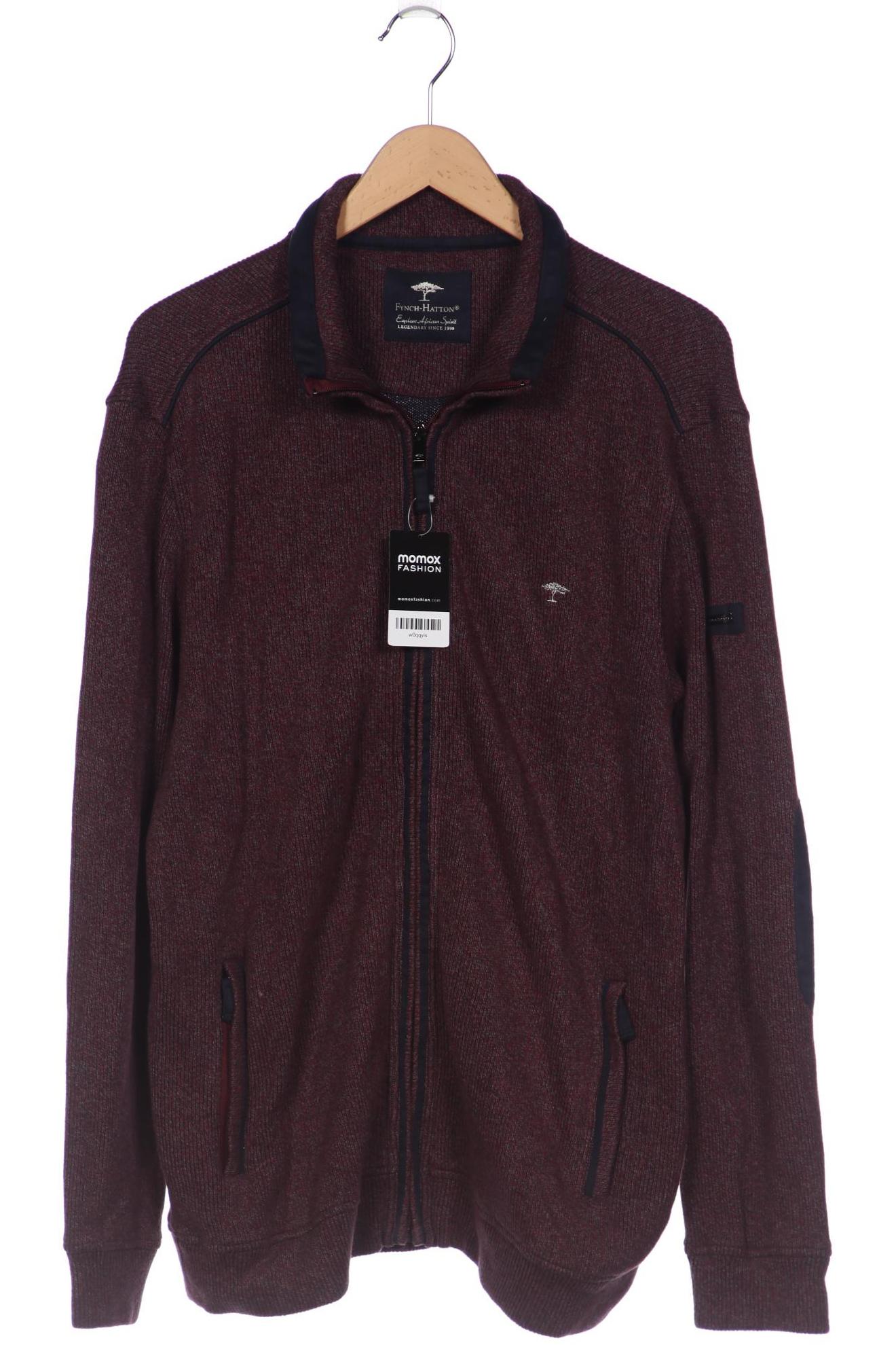 

Fynch Hatton Herren Strickjacke, bordeaux, Gr. 56