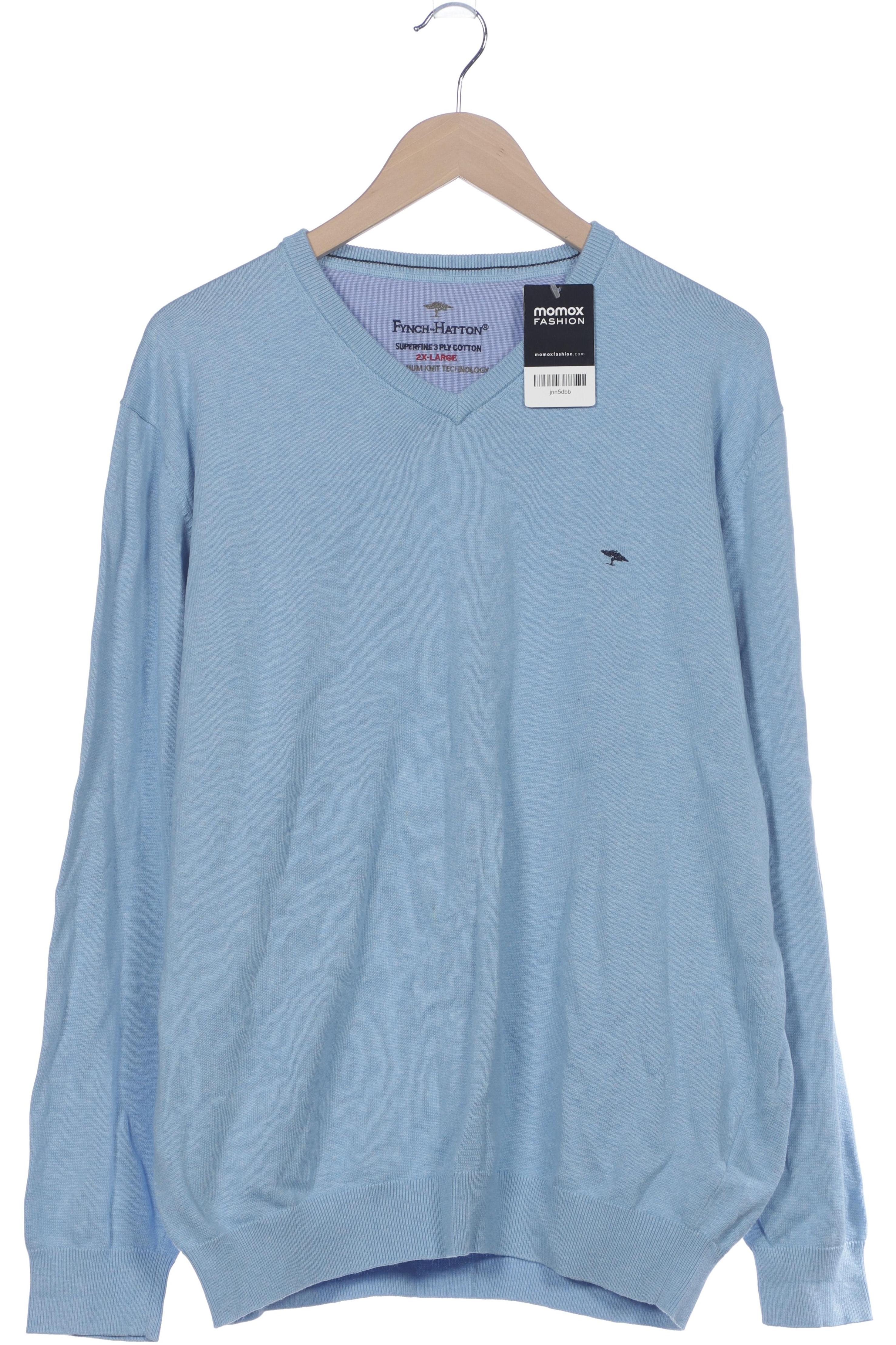 

Fynch Hatton Herren Pullover, blau, Gr. 56
