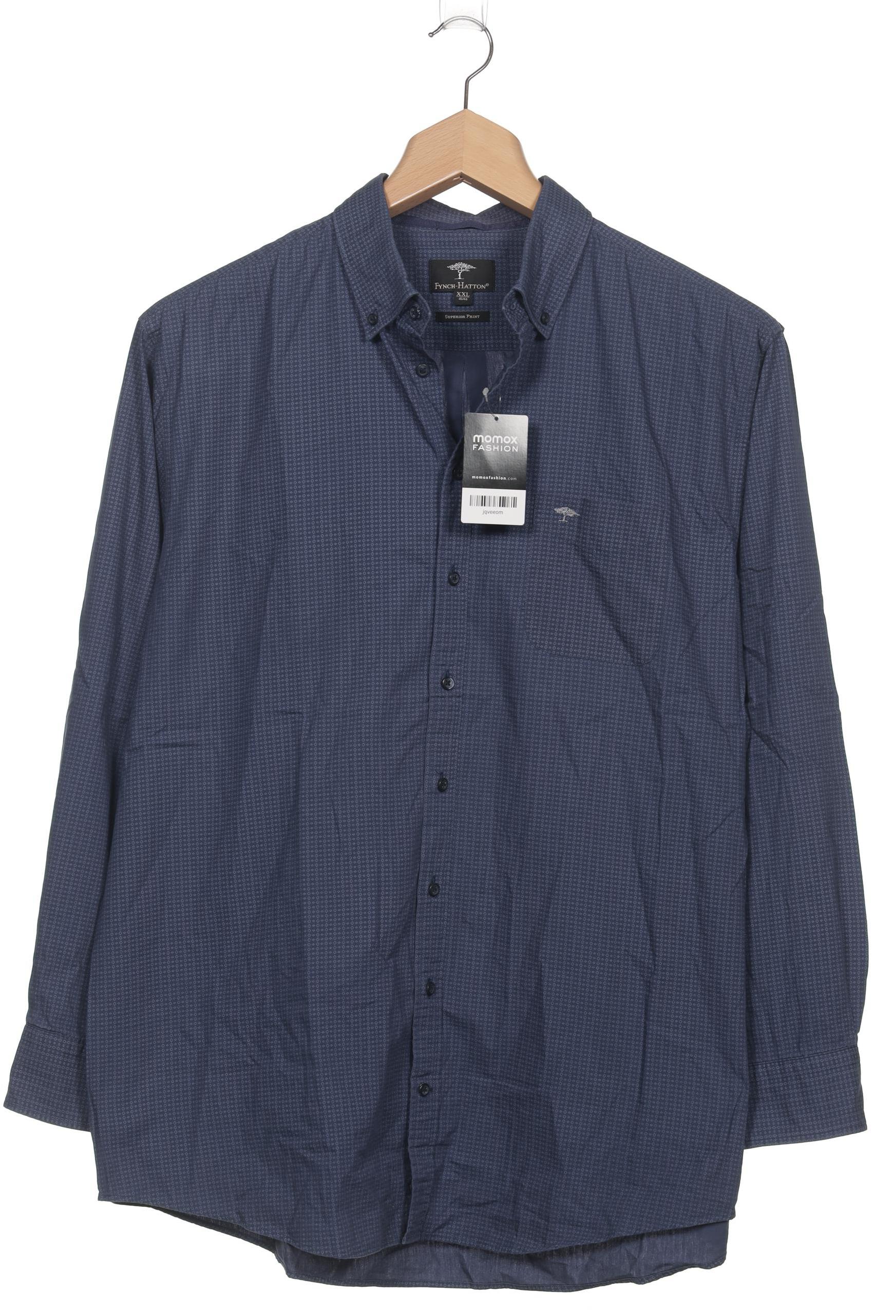 

Fynch Hatton Herren Hemd, marineblau, Gr. 56