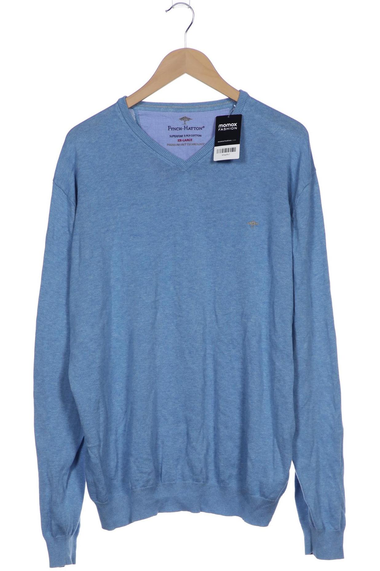 

Fynch Hatton Herren Pullover, blau, Gr. 56