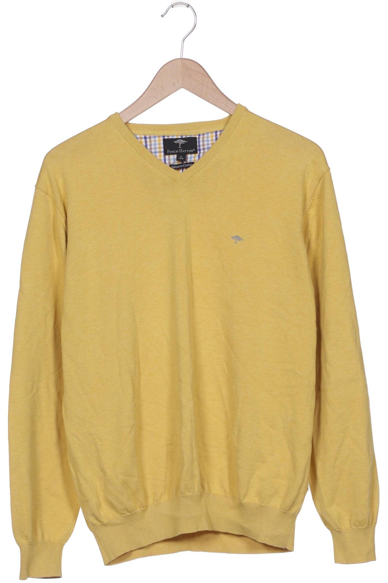 

Fynch Hatton Herren Pullover, gelb