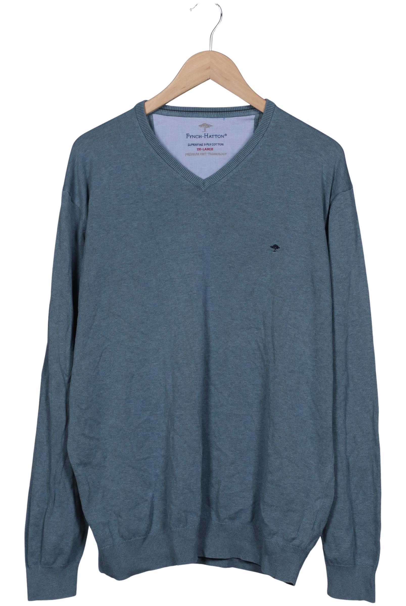 

Fynch Hatton Herren Pullover, blau, Gr. 56