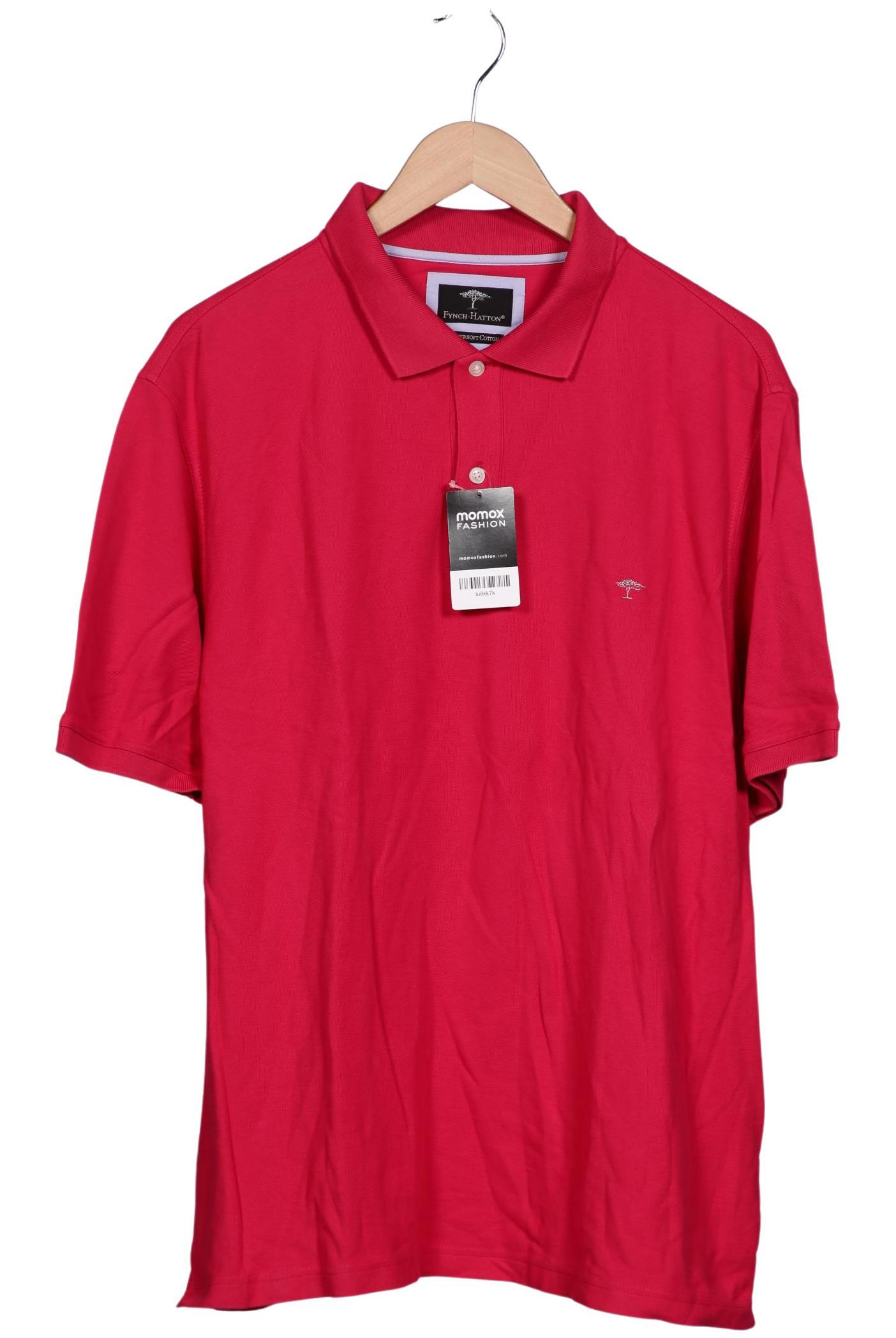 Thumbnail - Fynch Hatton Herren Poloshirt, rot, Gr. 56